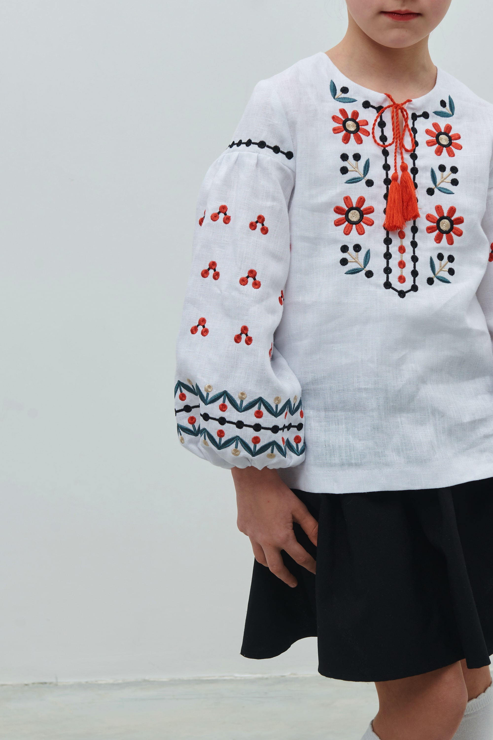 Blouse for a girl The flourishing of Maria Prymachenko work