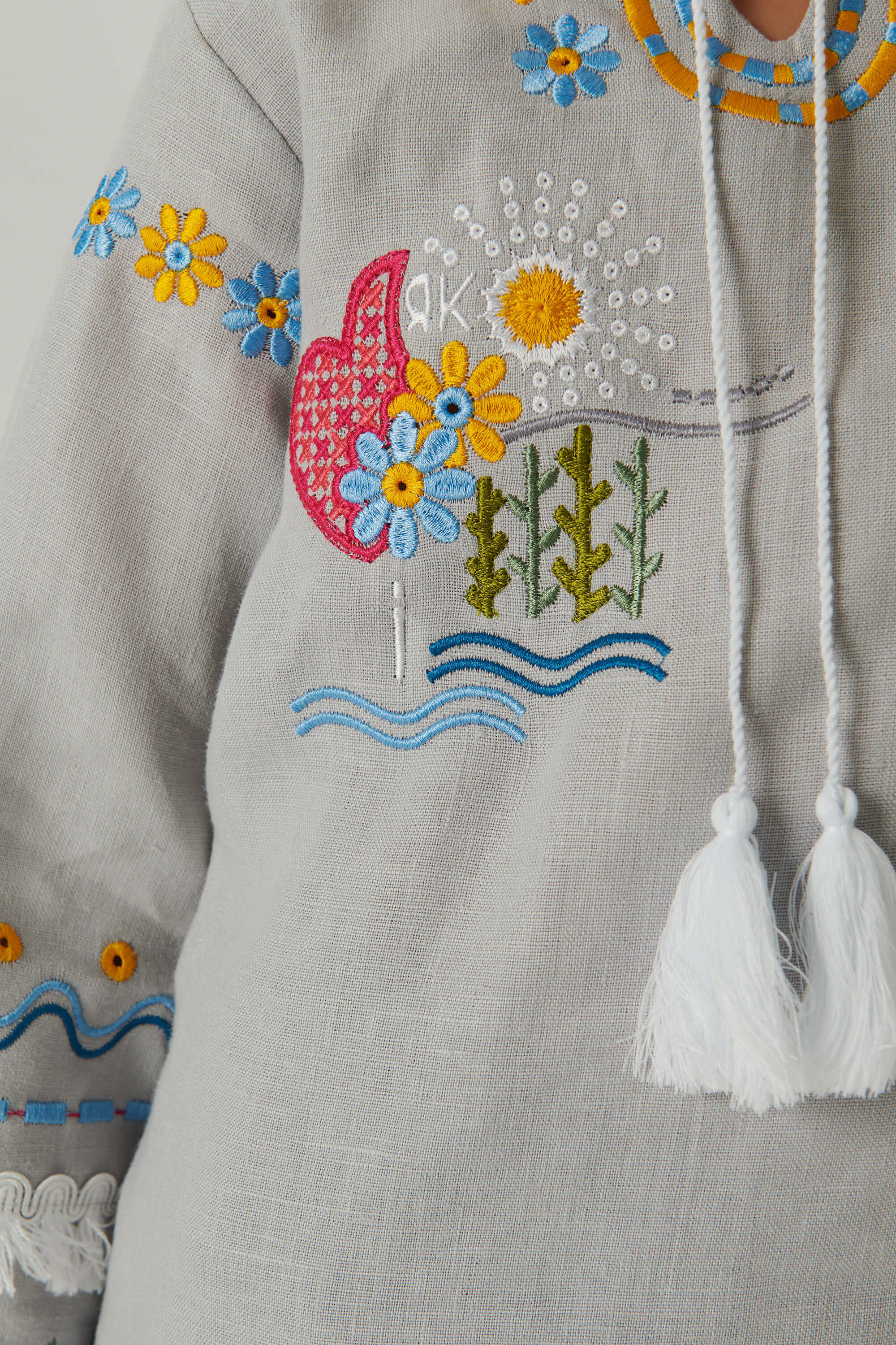 Embroidered shirt for girls Love Ukraine 2 | 116