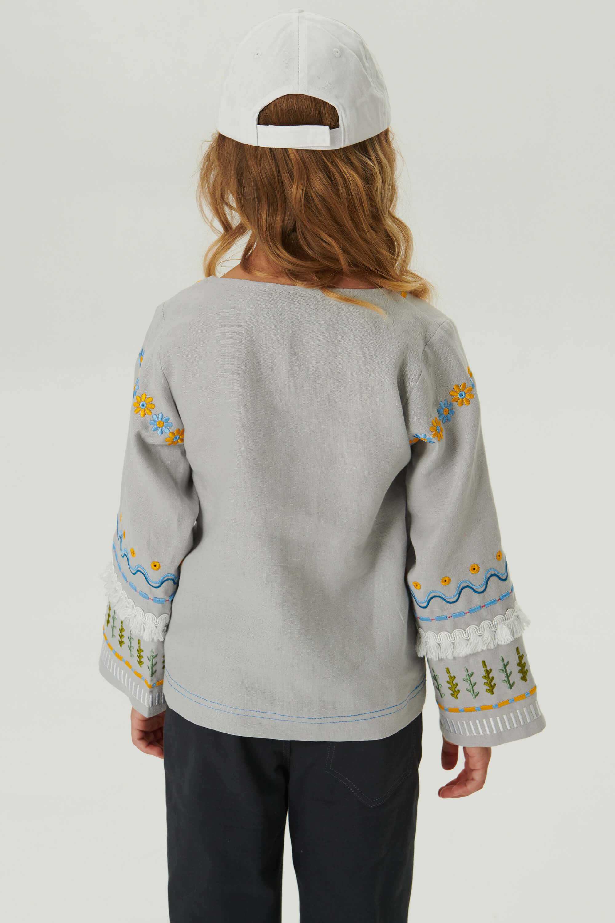 Embroidered shirt for girls Love Ukraine 2 | 116