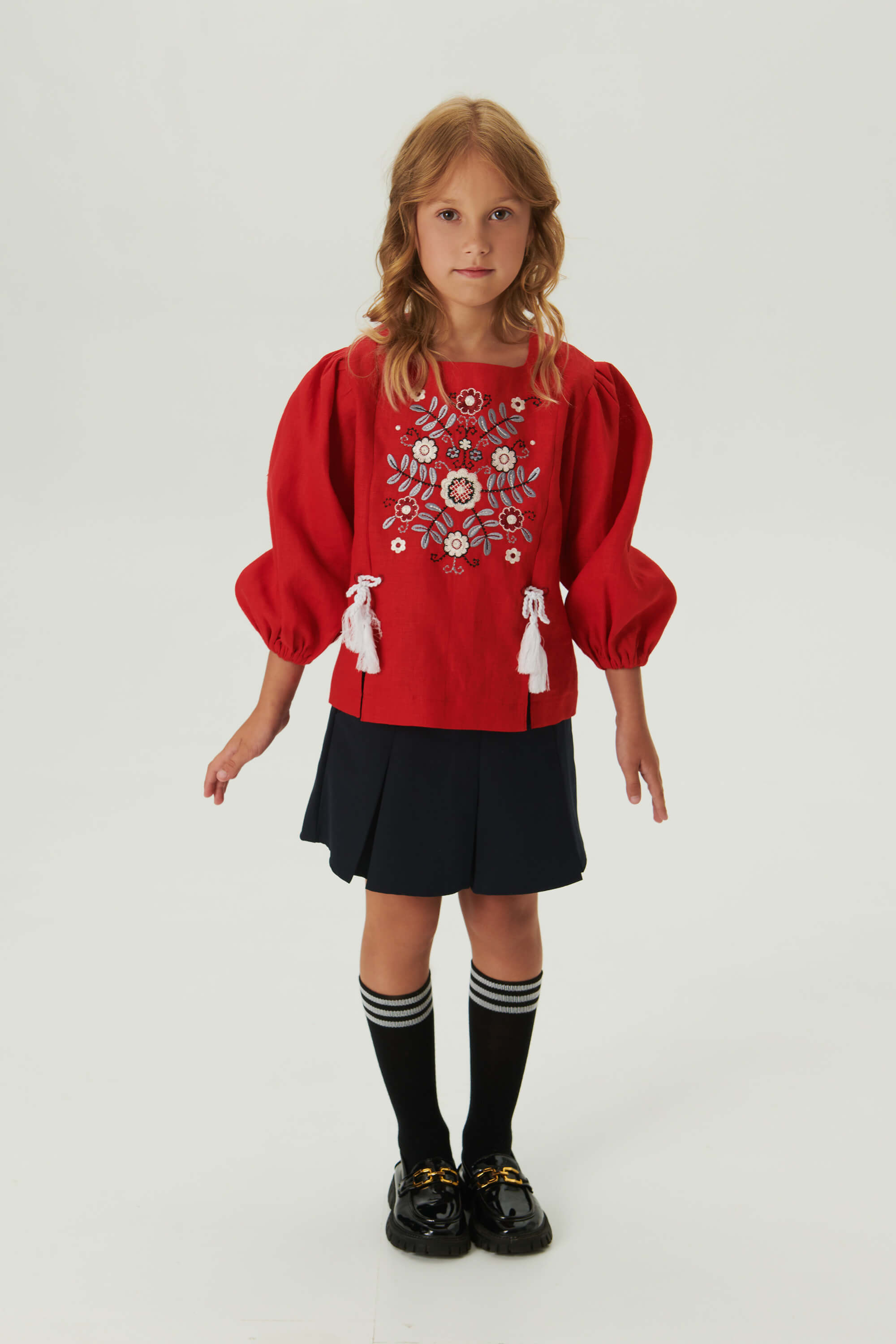 Embroidered blouse for a girl Spring 1 | 116