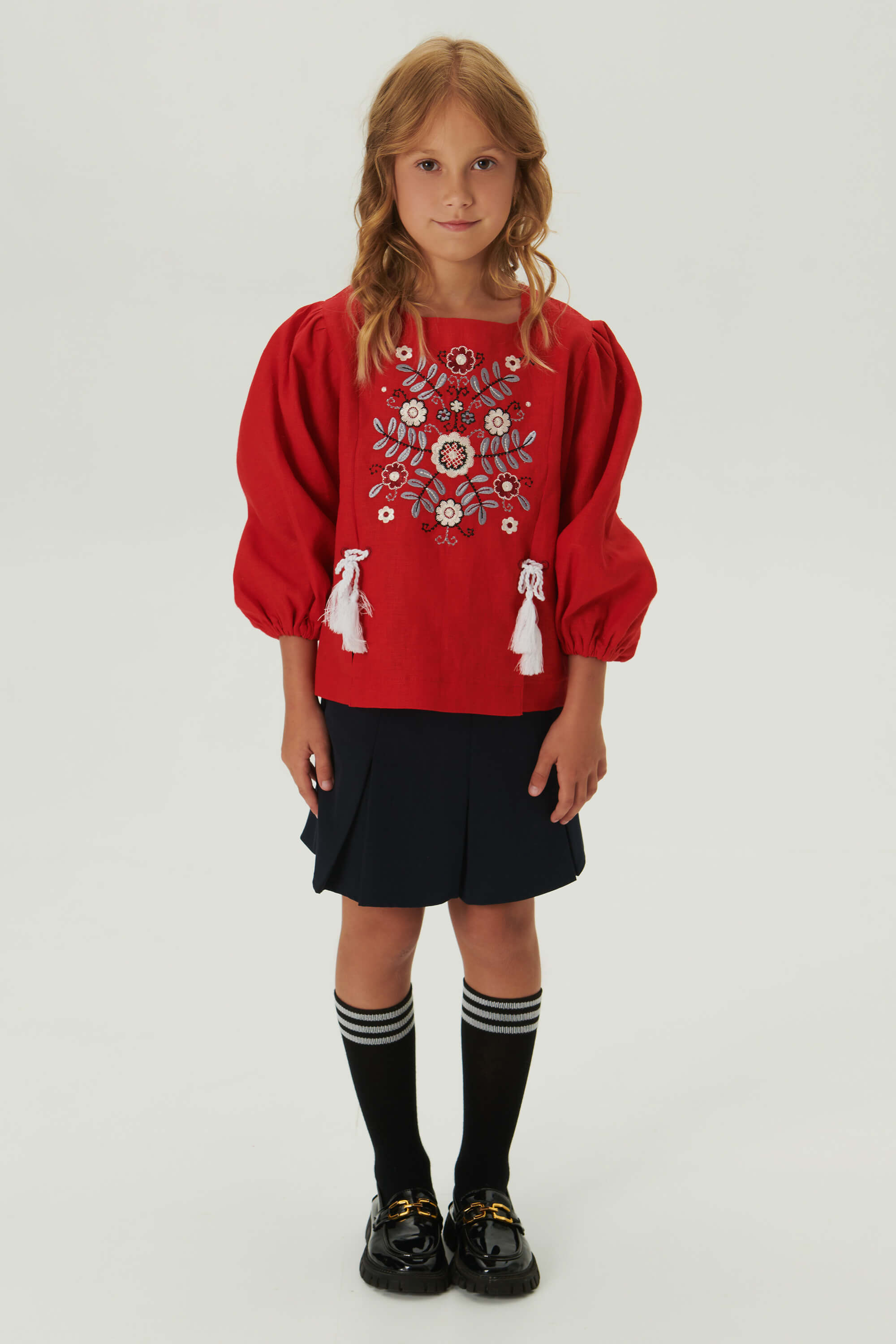 Embroidered blouse for a girl Spring 1 | 116