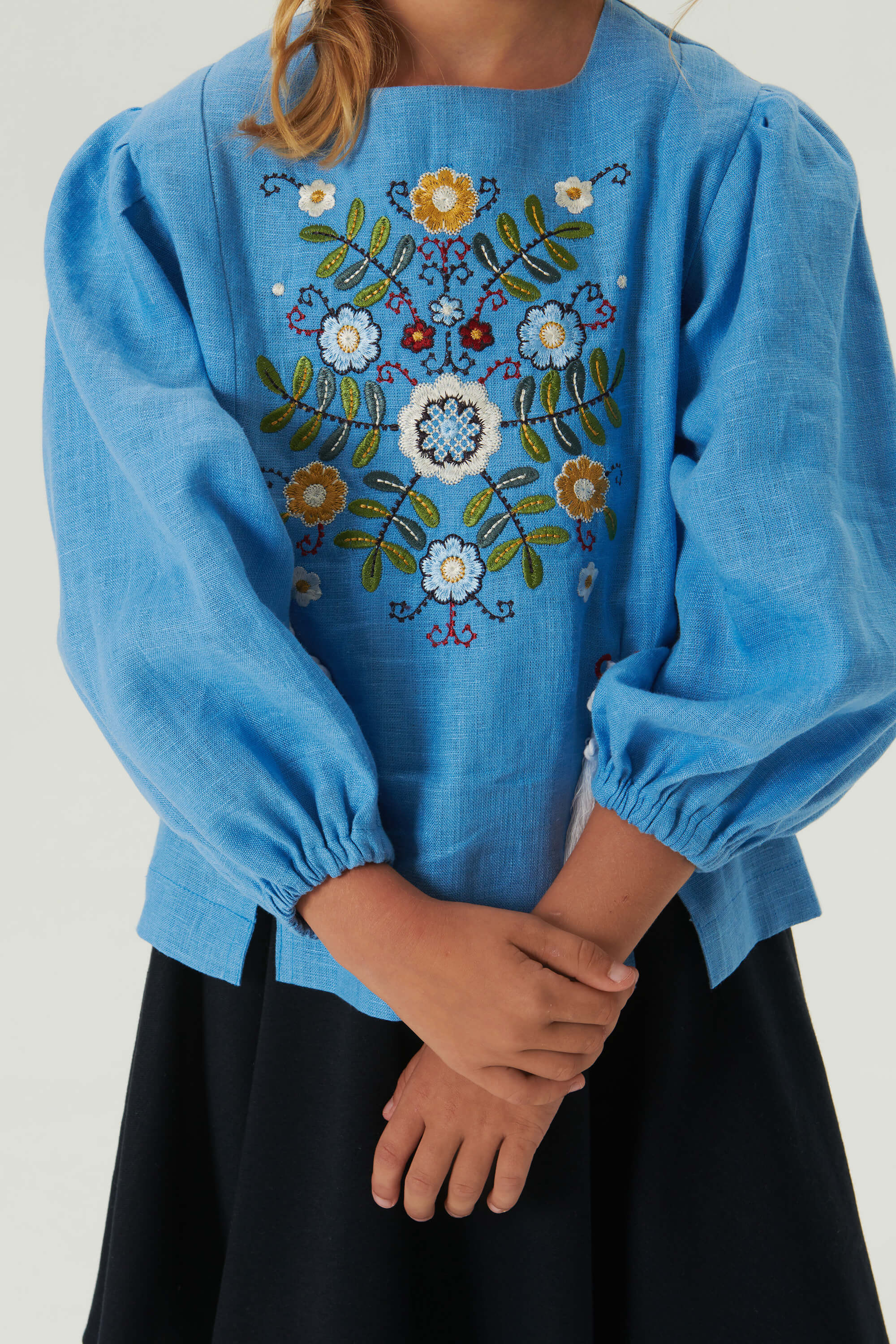 Embroidered blouse for a girl Spring 3 | 116