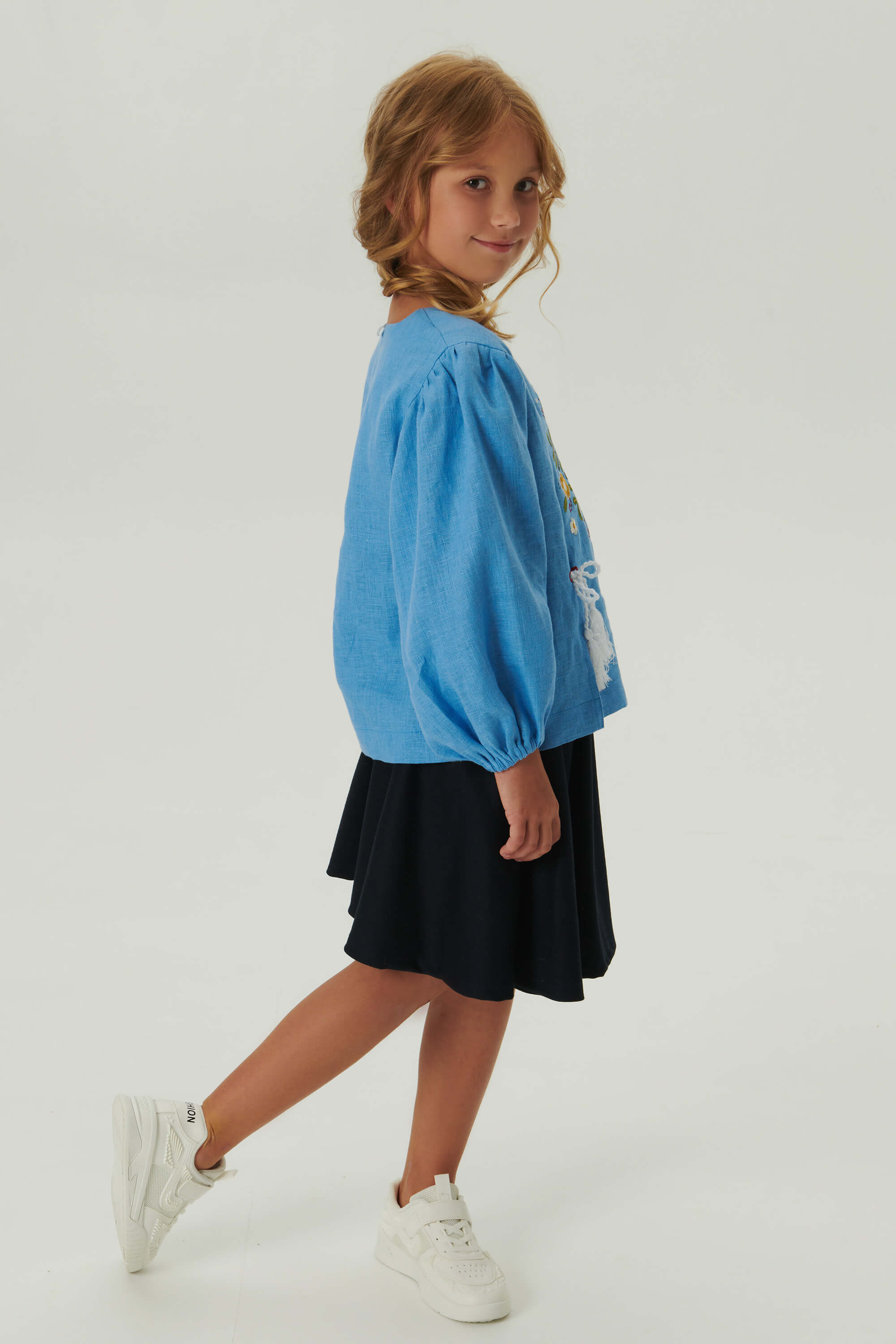 Embroidered blouse for a girl Spring 3 | 116
