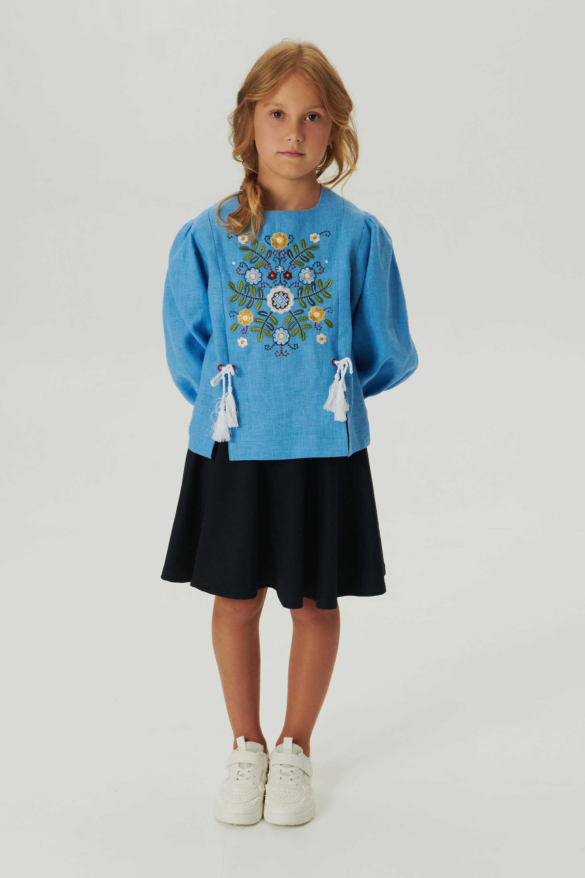 Embroidered blouse for a girl Spring 3 | 116