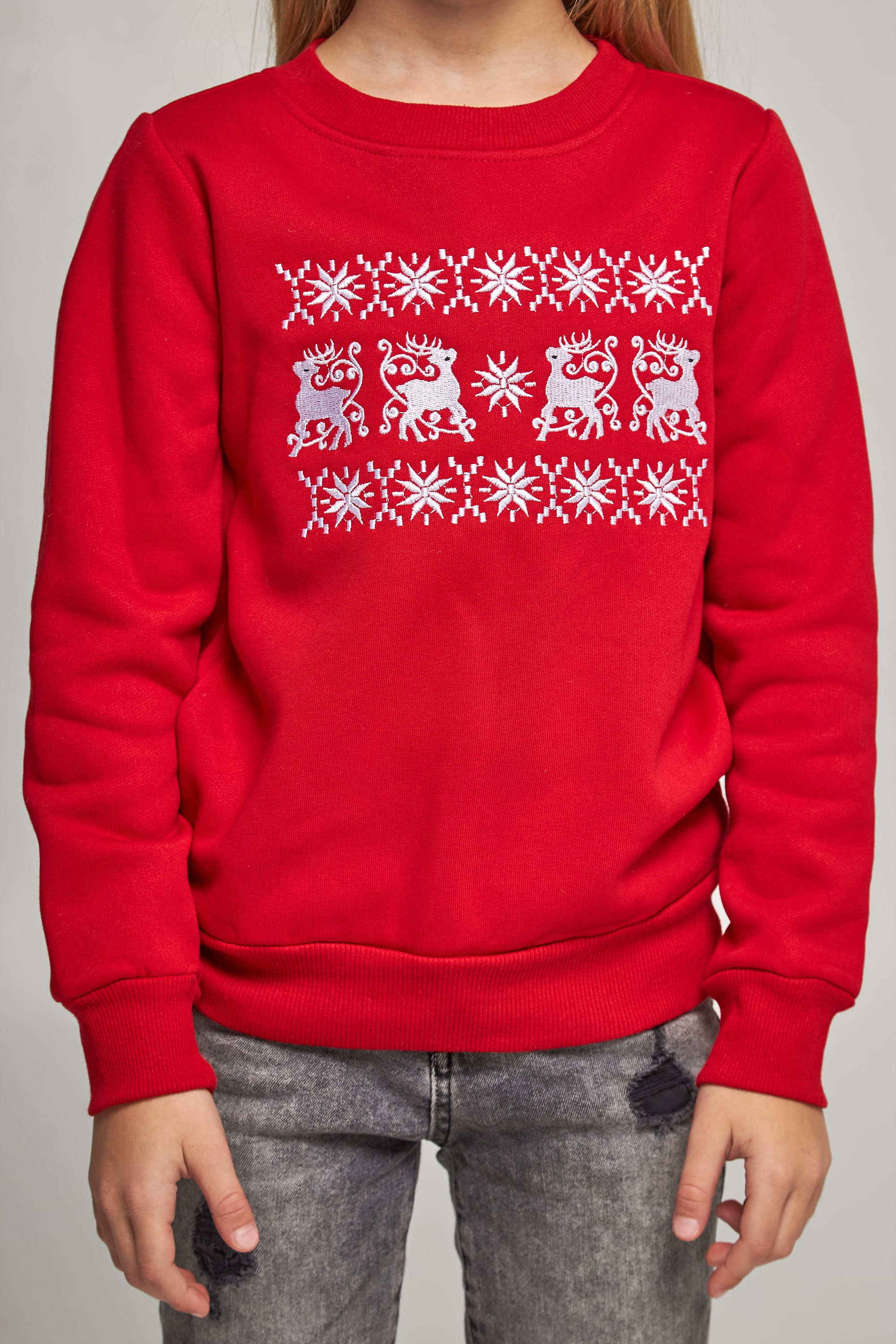 Christmas sweatshirt for girls with deer | 80