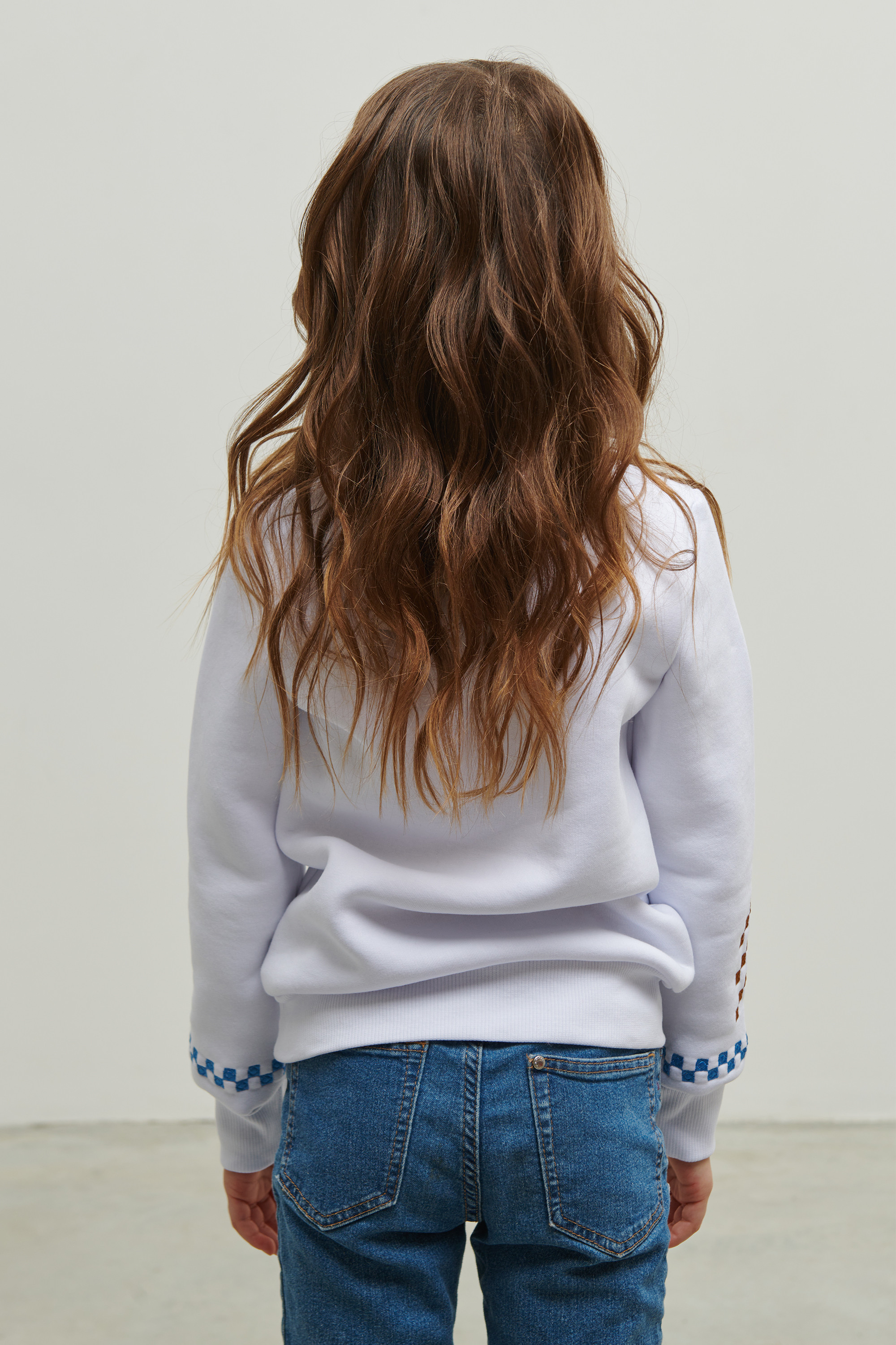 Christmas white sweatshirt for girls December