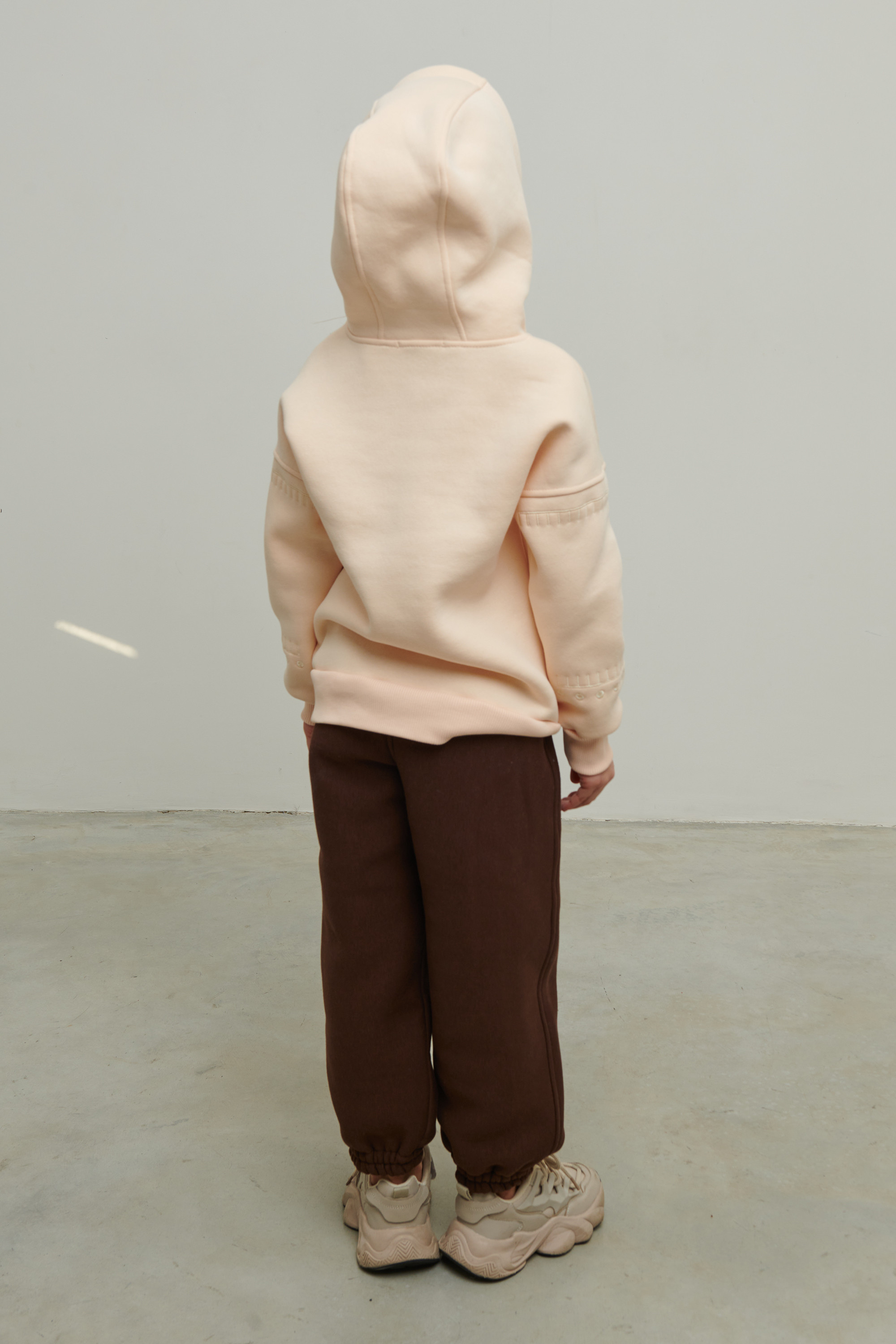 Beige hoodie for girls Svyatko