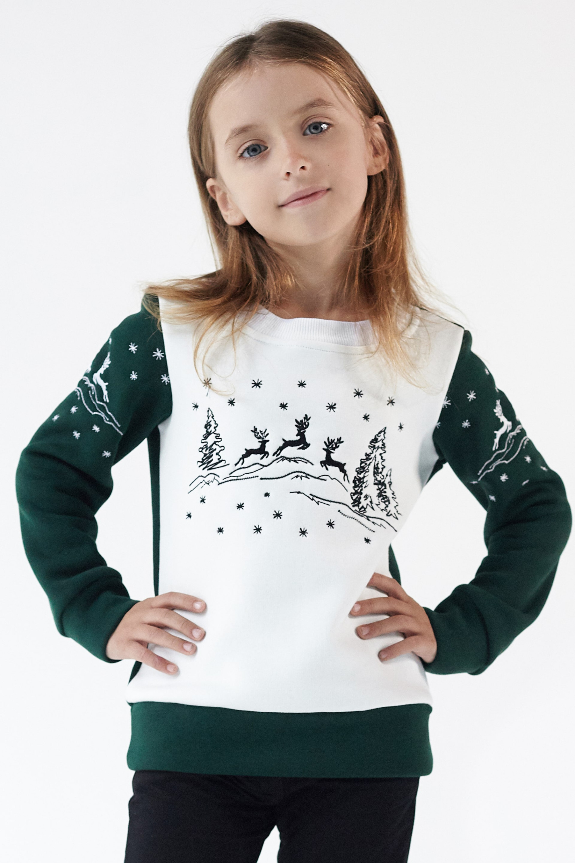 Christmas sweatshirt for Green Girls