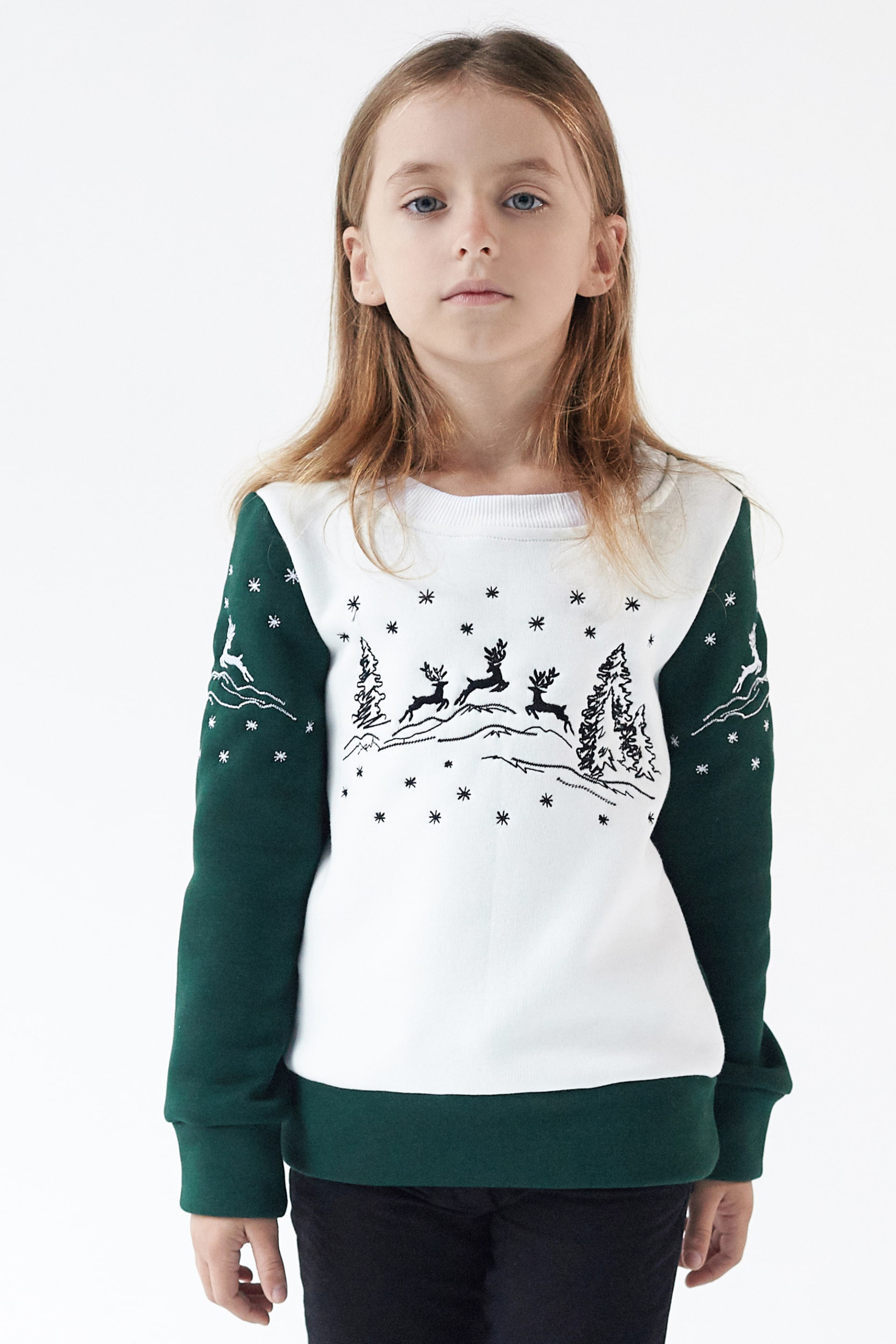 Christmas sweatshirt for Green Girls
