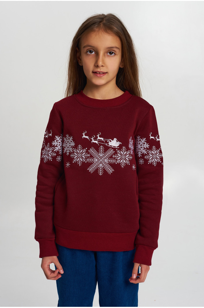 Christmas sweatshirt for girls