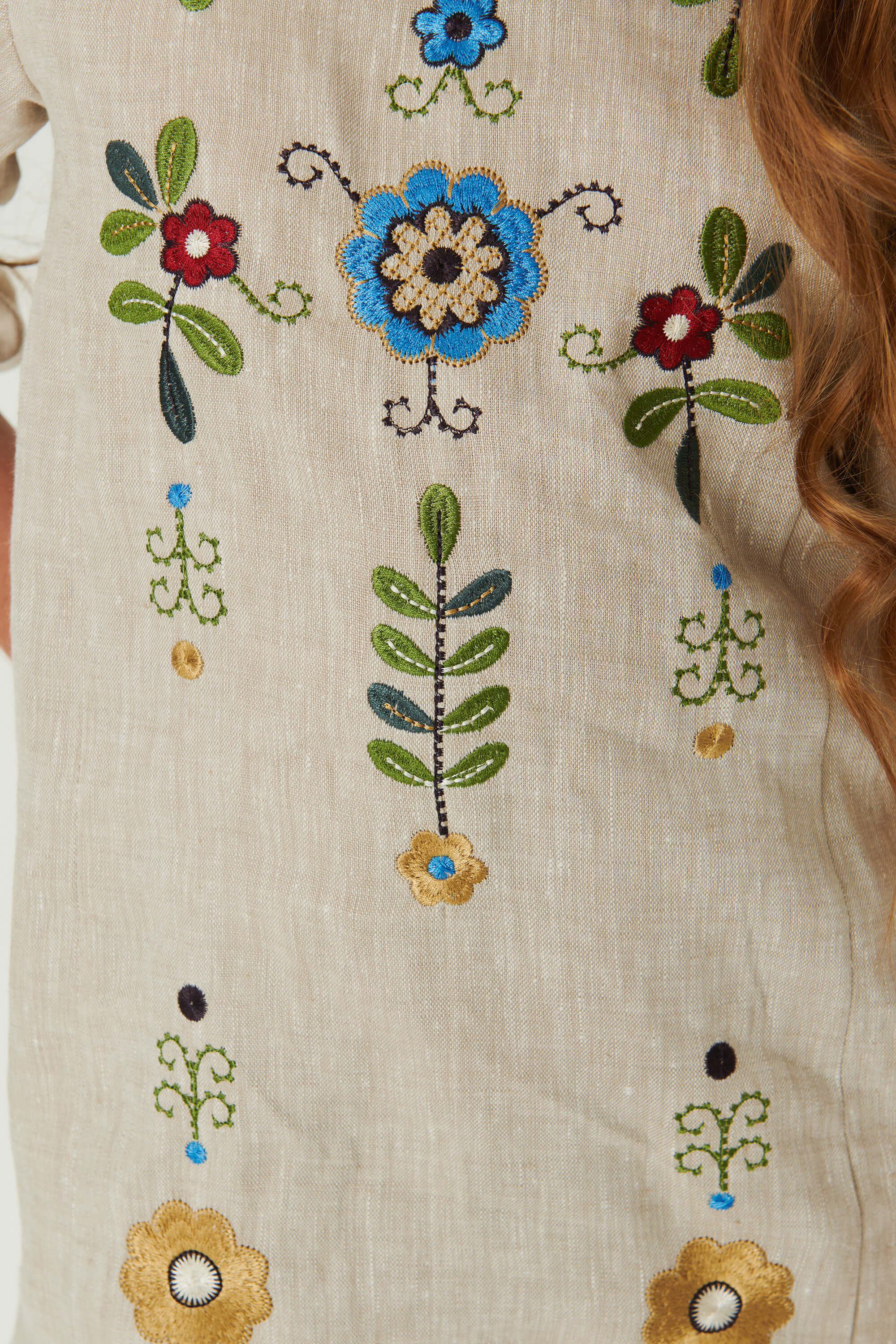 Embroidered dress for a girl Spring  1 | 122