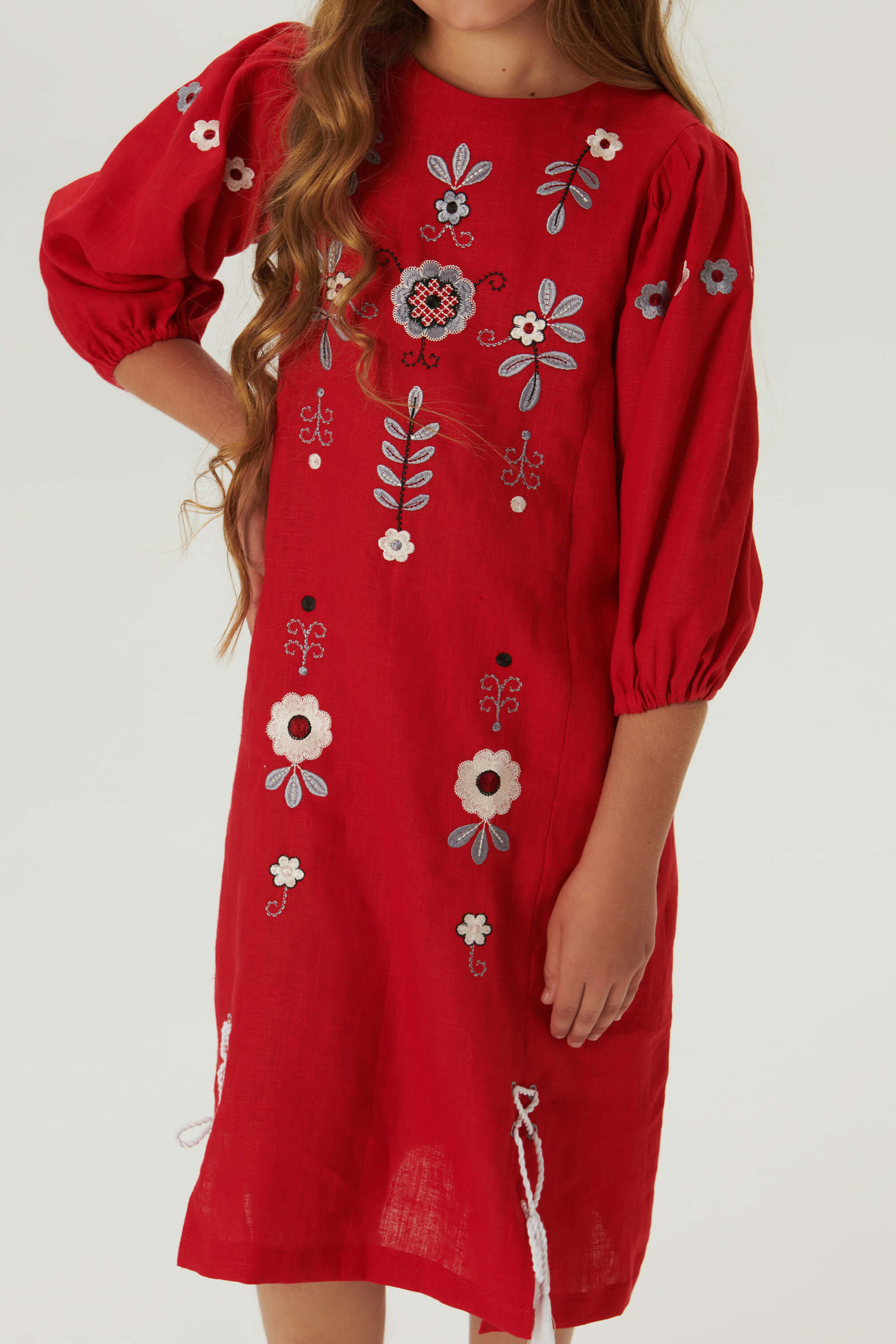 Embroidered dress for a girl Spring  2 | 122