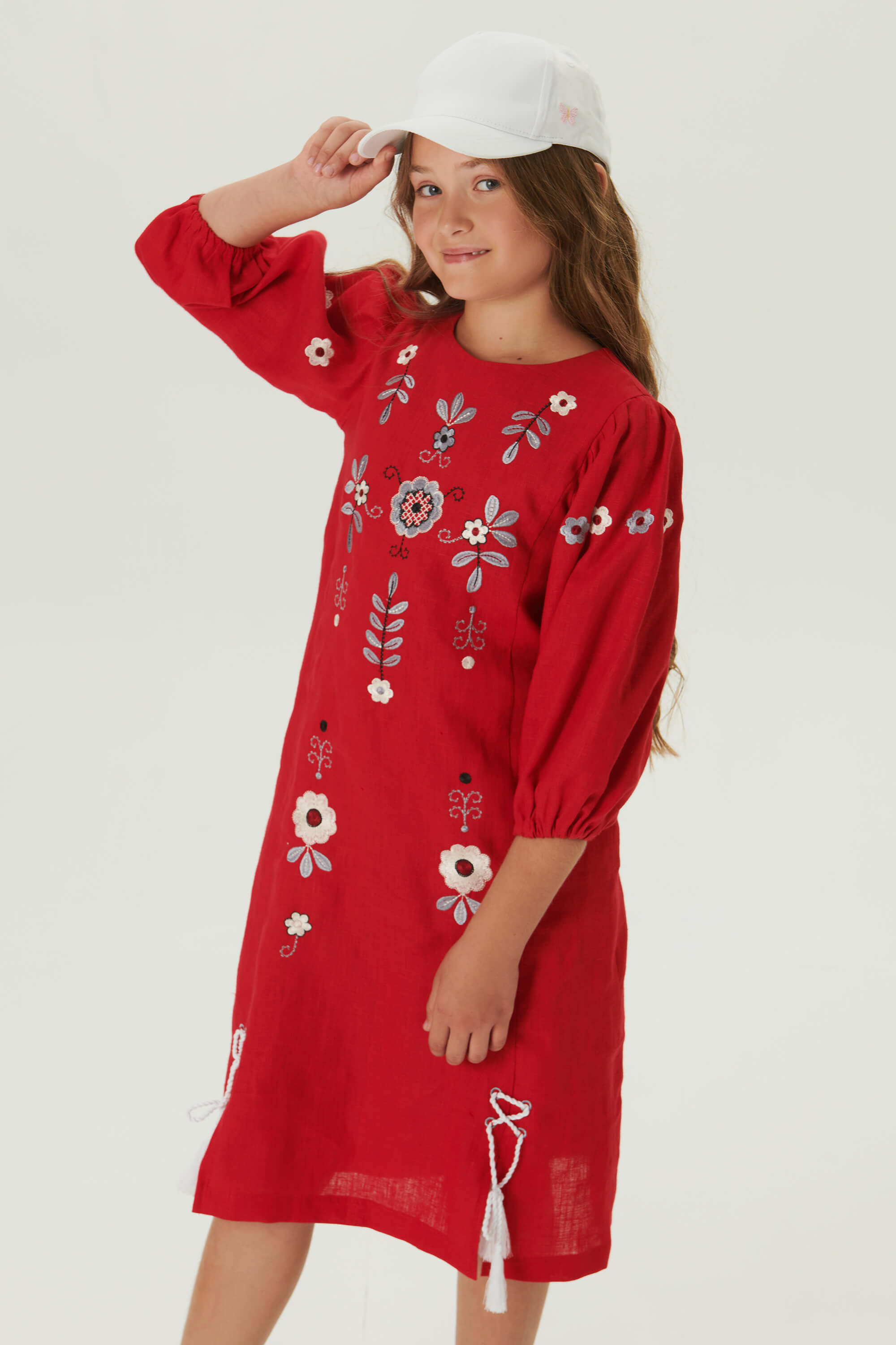 Embroidered dress for a girl Spring  2 | 122
