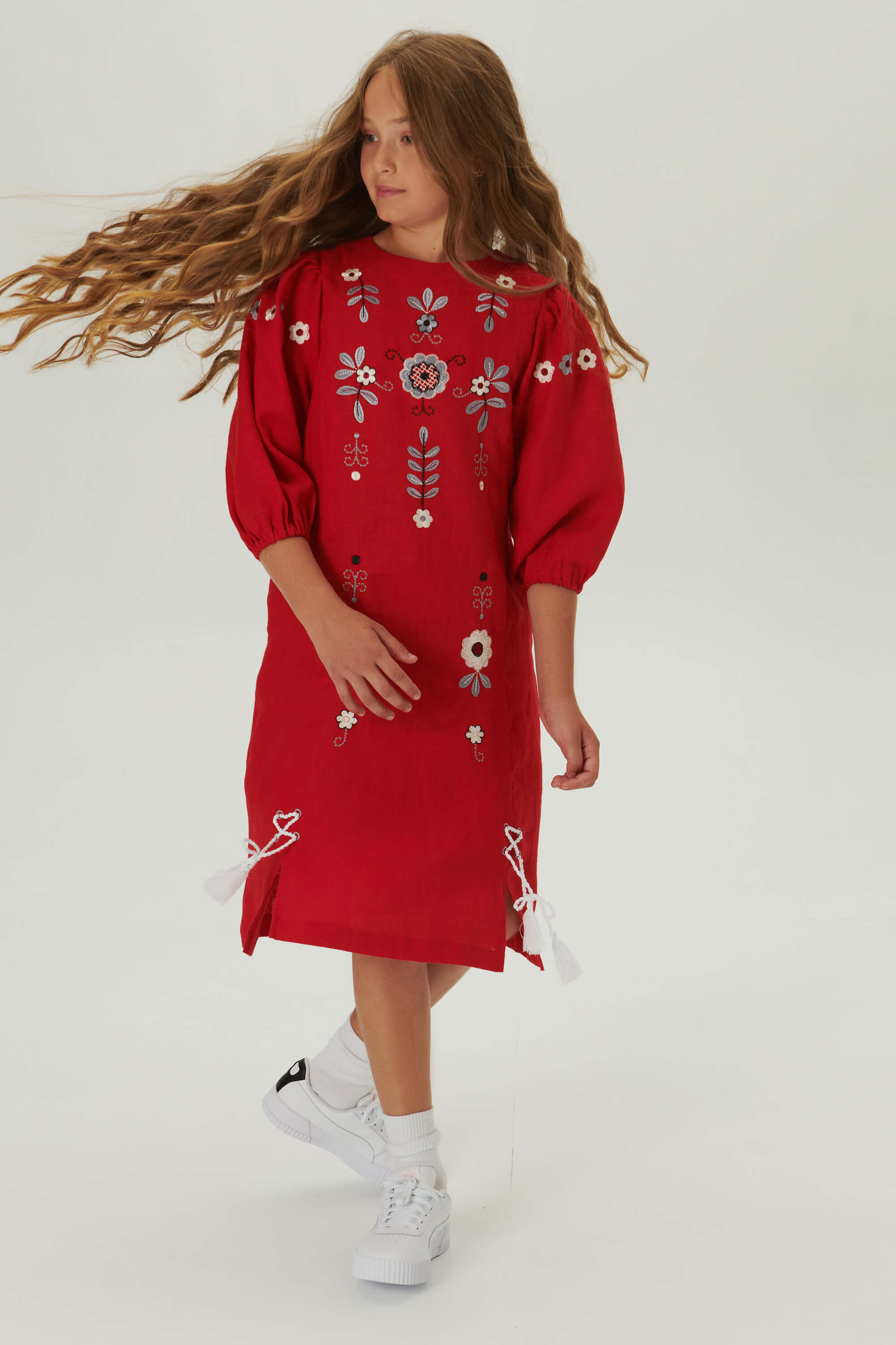 Embroidered dress for a girl Spring  2 | 122