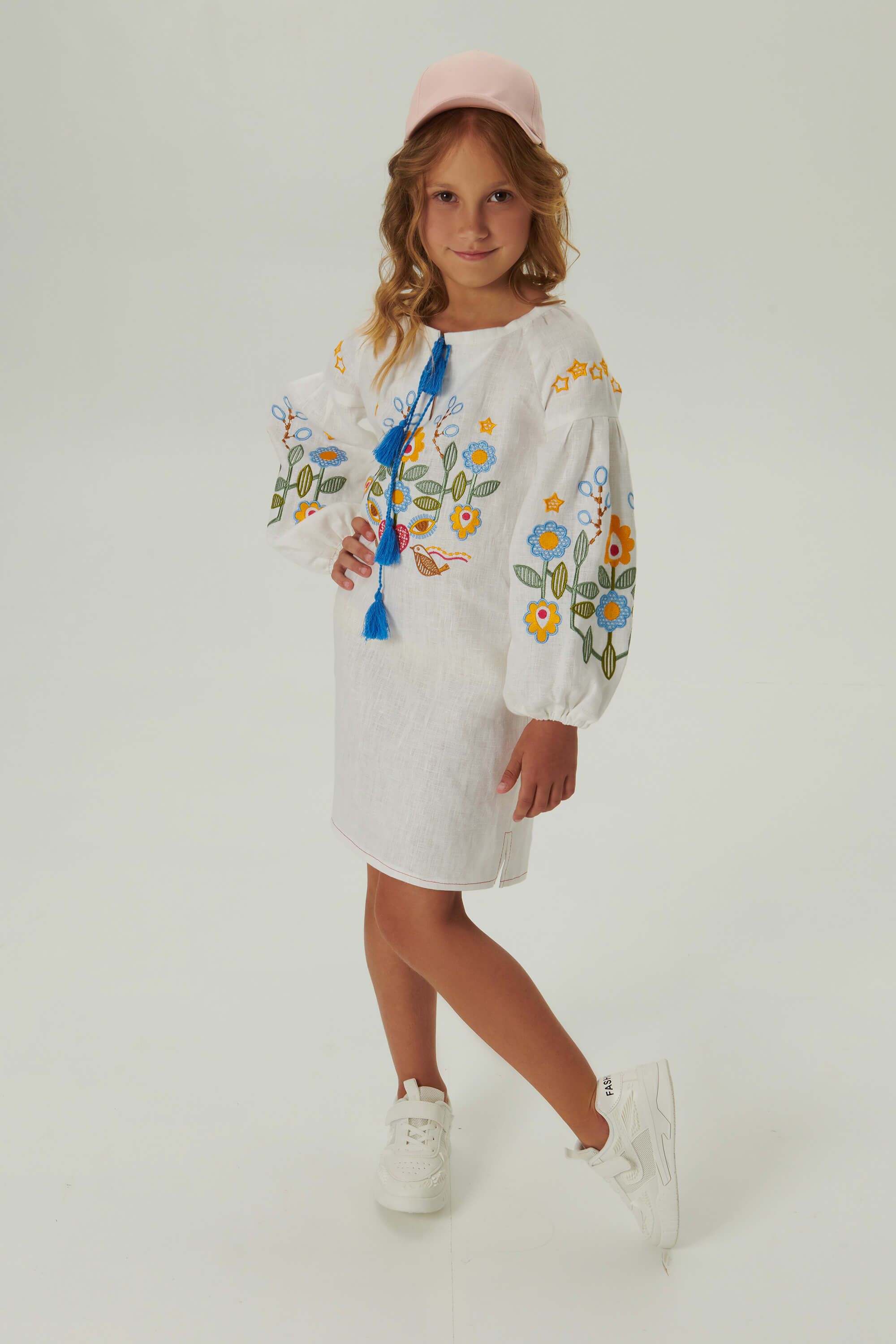 Embroidered dress for a girl Love Ukraine 1 | 116
