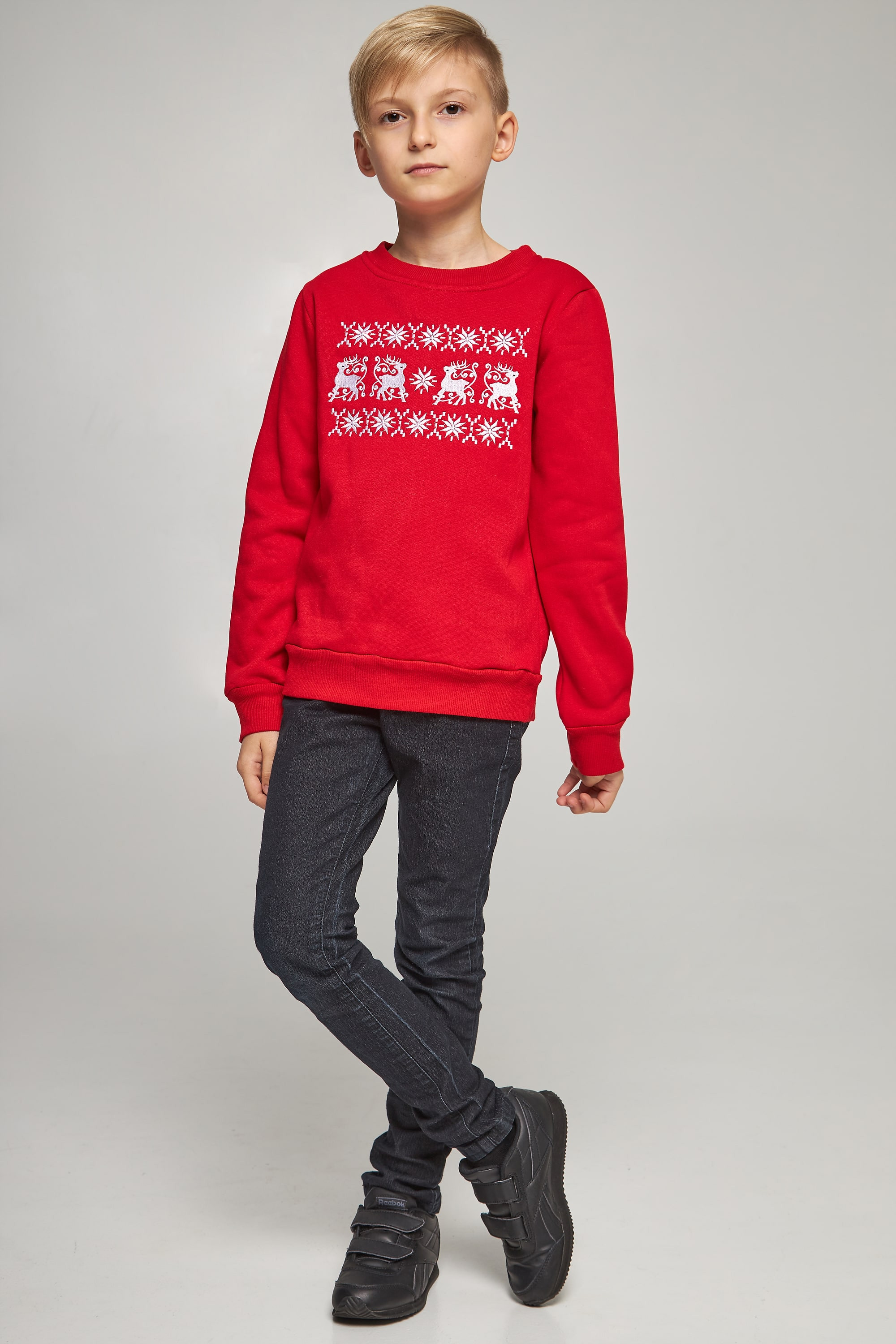 Christmas sweatshirt for boys with deer
