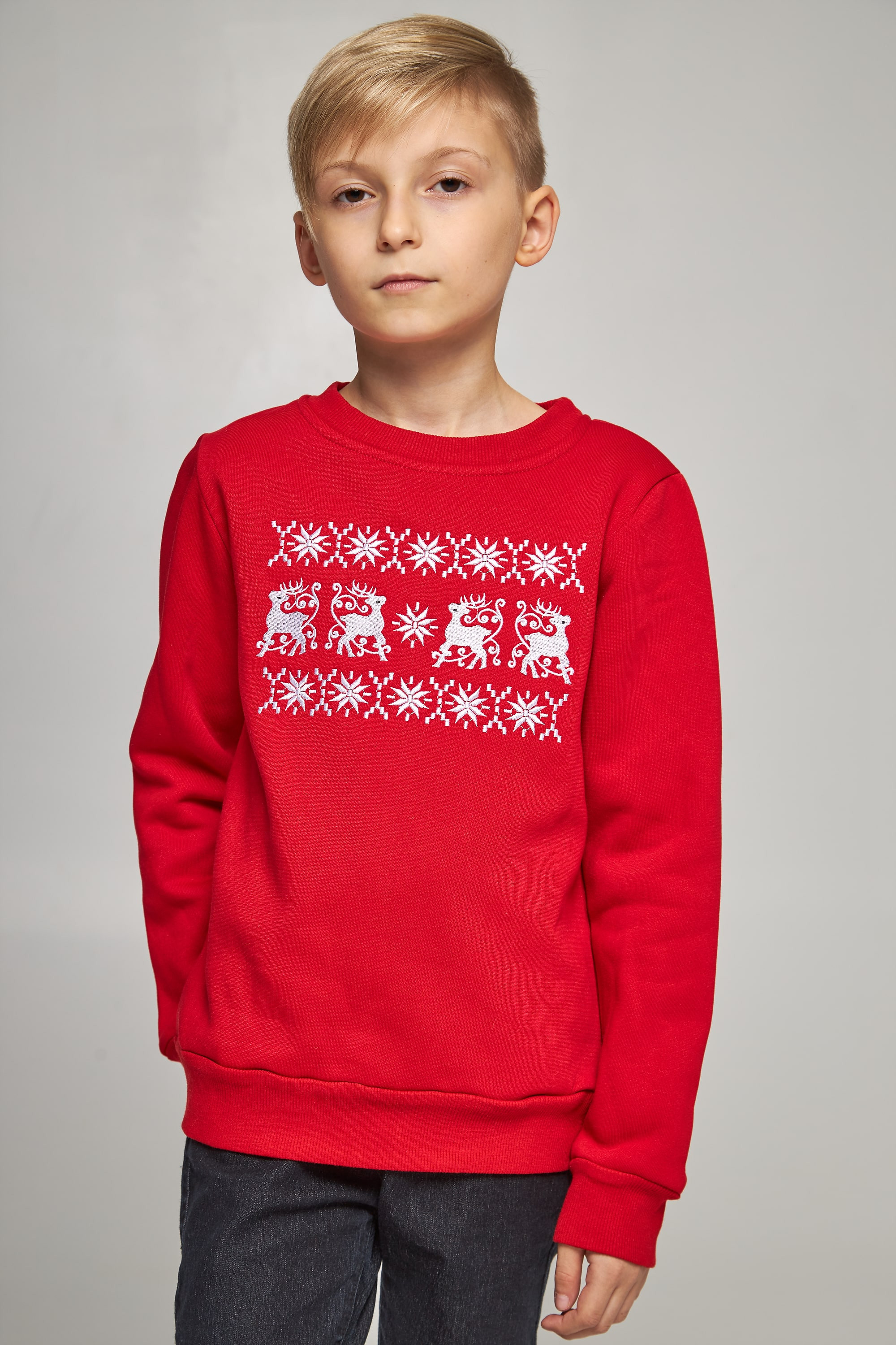 Christmas sweatshirt for boys with deer
