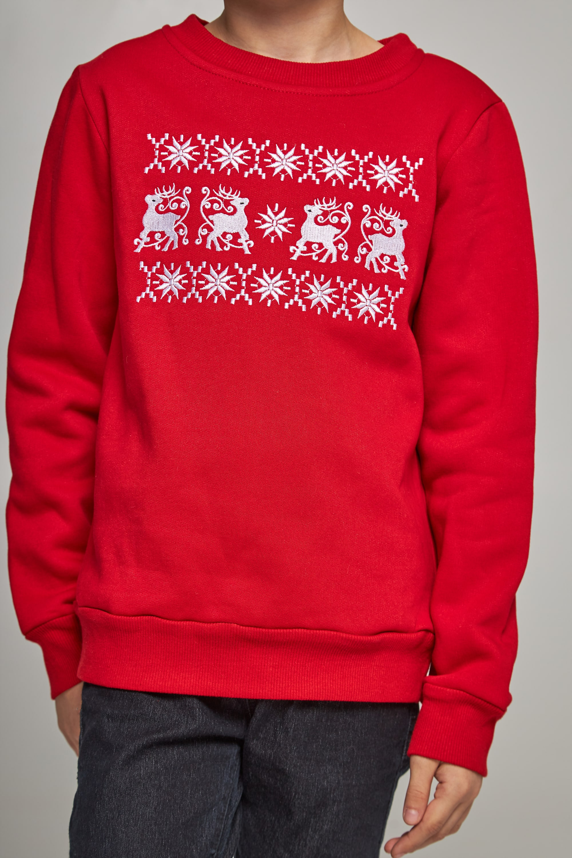 Christmas sweatshirt for boys with deer