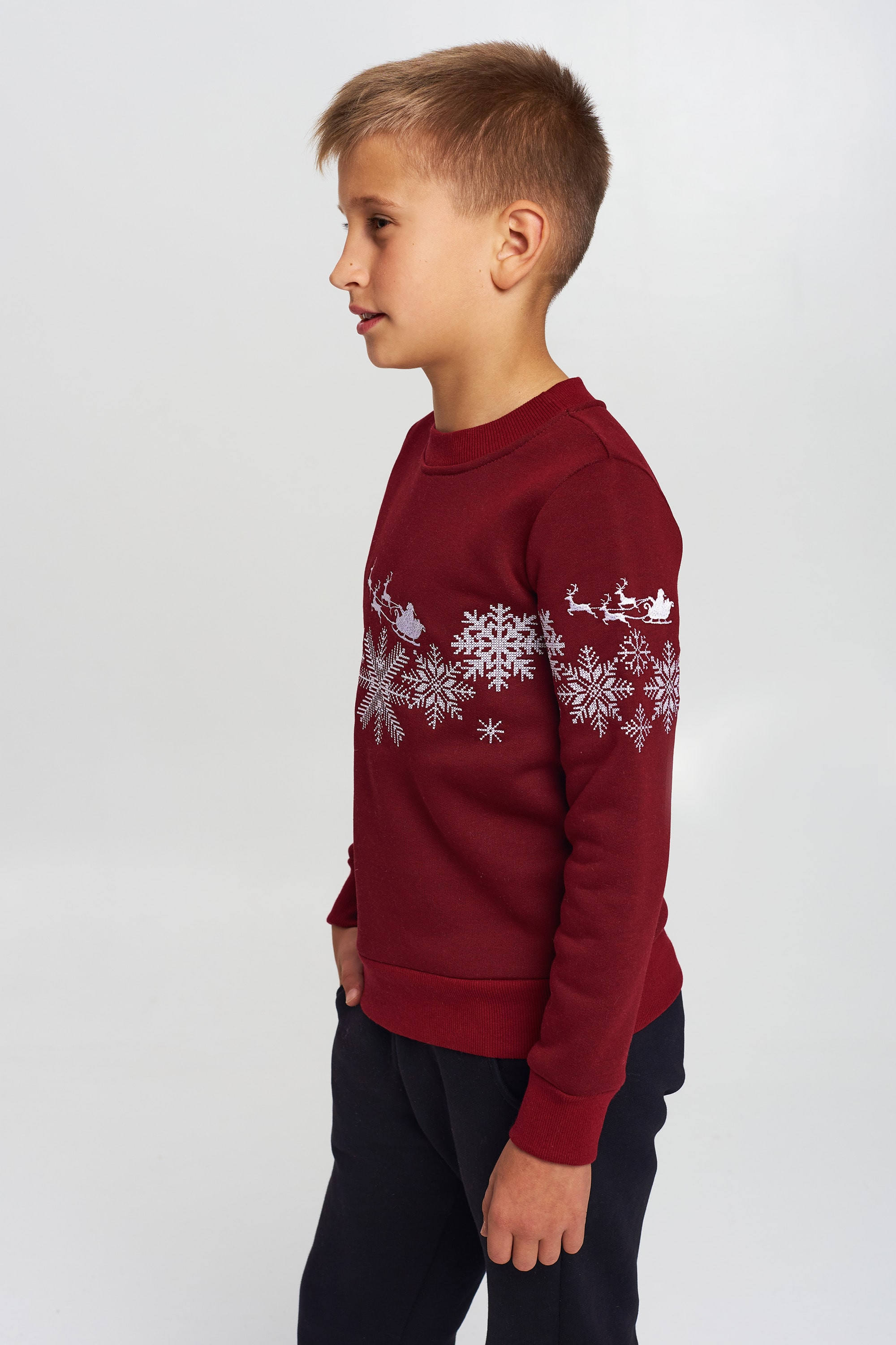 Christmas sweatshirt for a boy