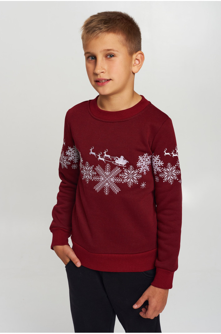 Christmas sweatshirt for a boy