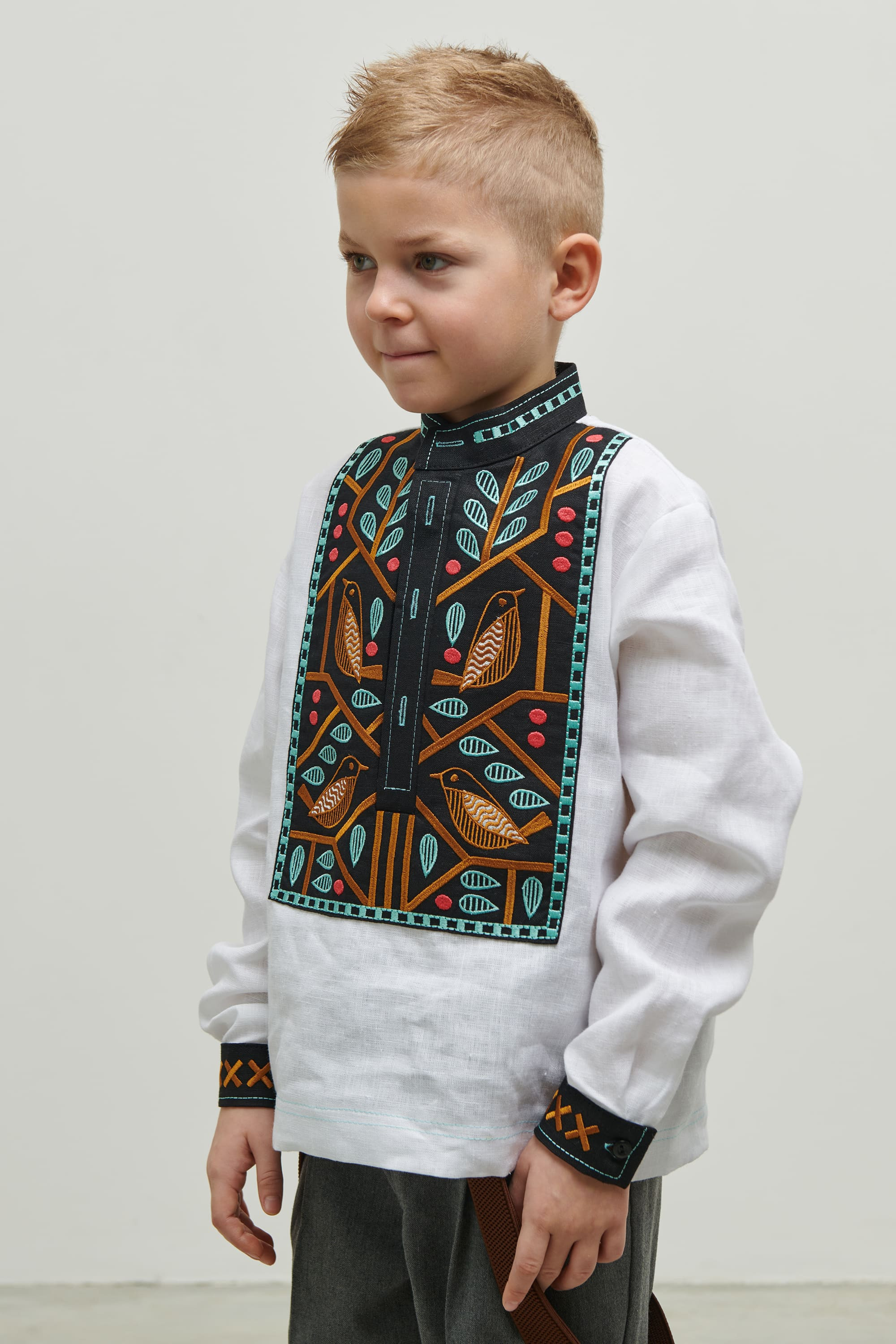 Embroidered patch for a boy Love Ukraine 5 | 110
