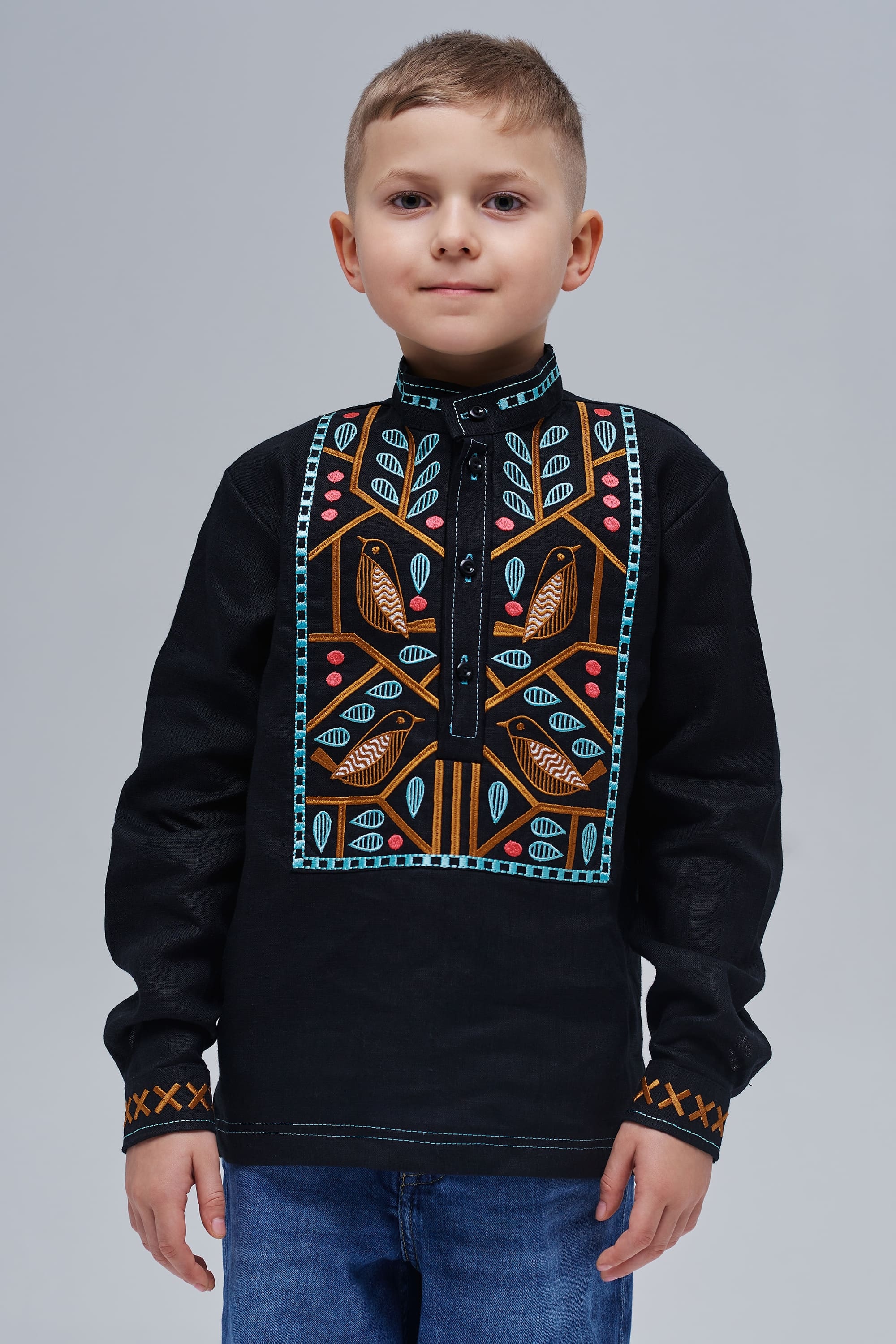 Embroidered patch for a boy Love Ukraine 5
