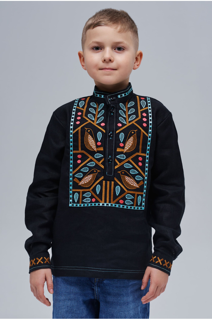 Embroidered patch for a boy Love Ukraine 5 | 110