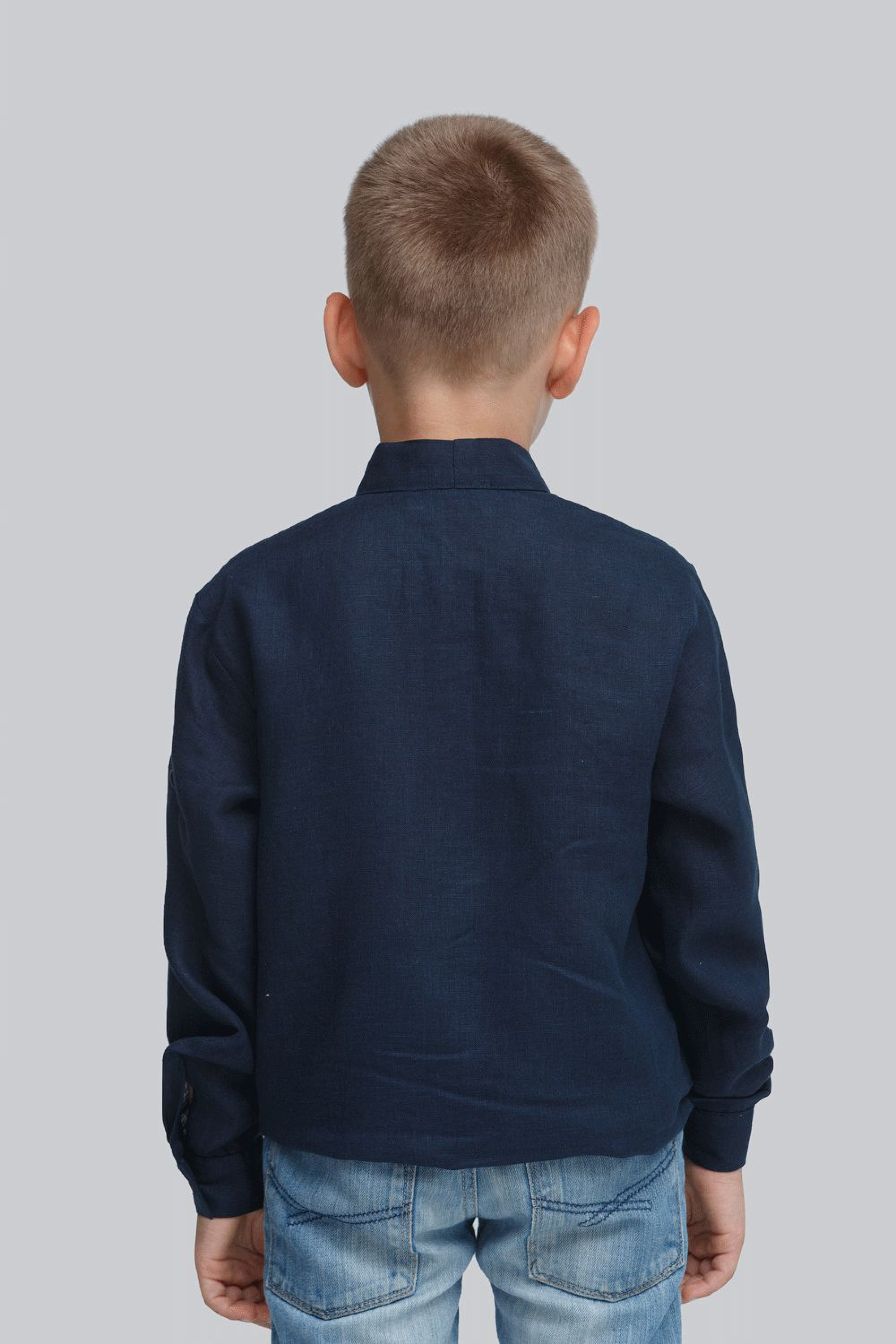 Children's embroidery for the boy Trinity Blue