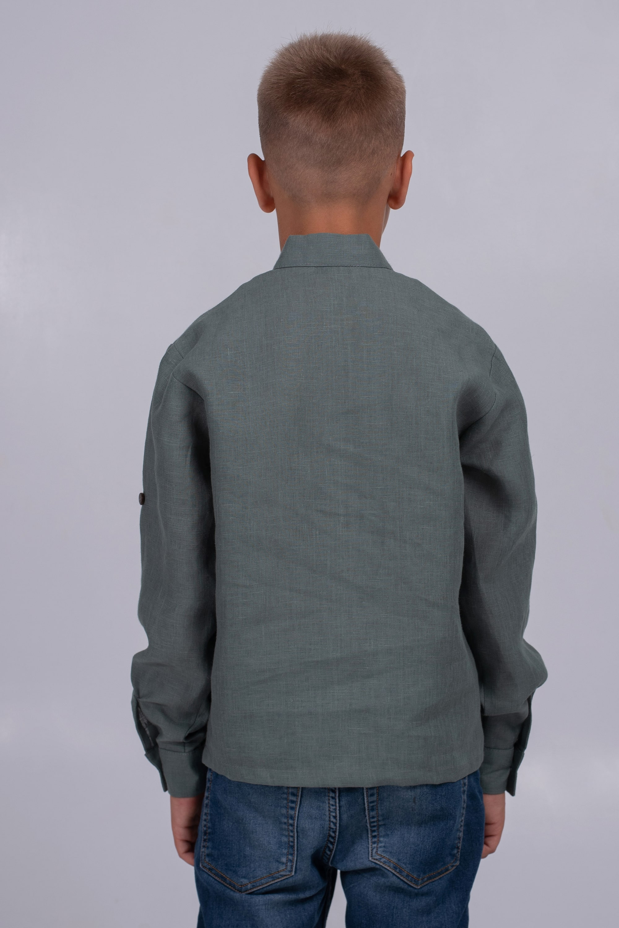 Children's embroidery for a boy Khaki | 110