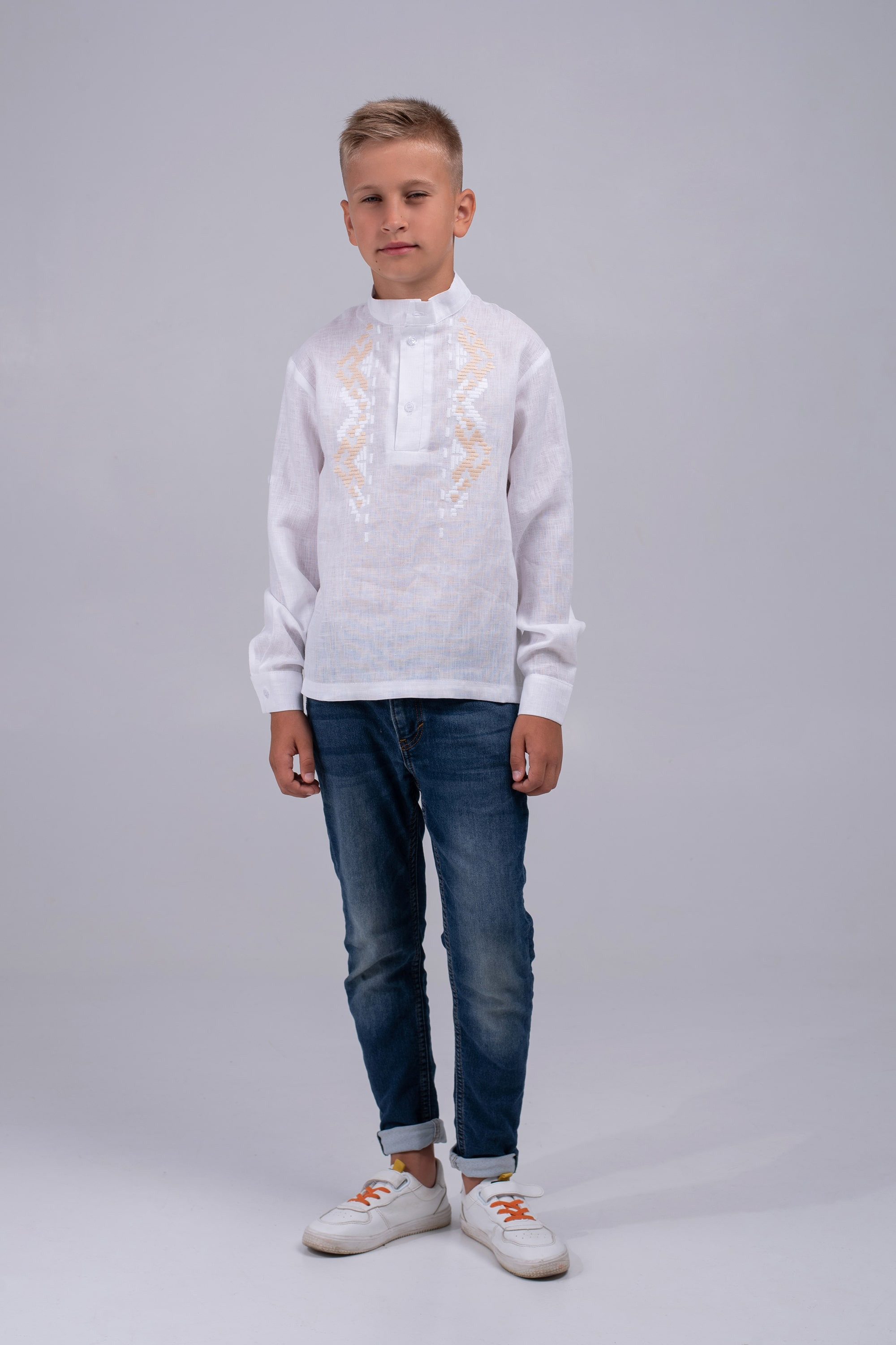 Дитяча вишиванка для хлопчика white
