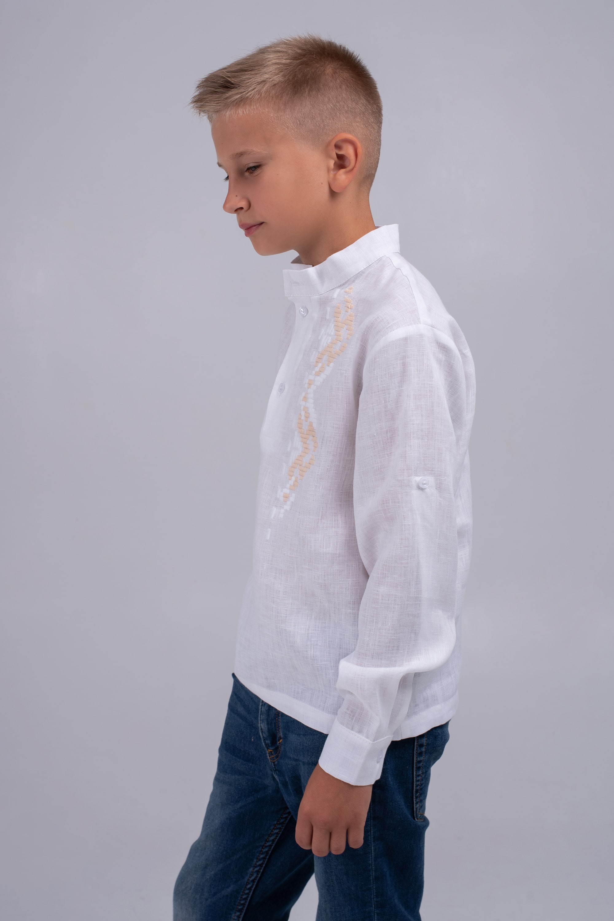 Дитяча вишиванка для хлопчика white