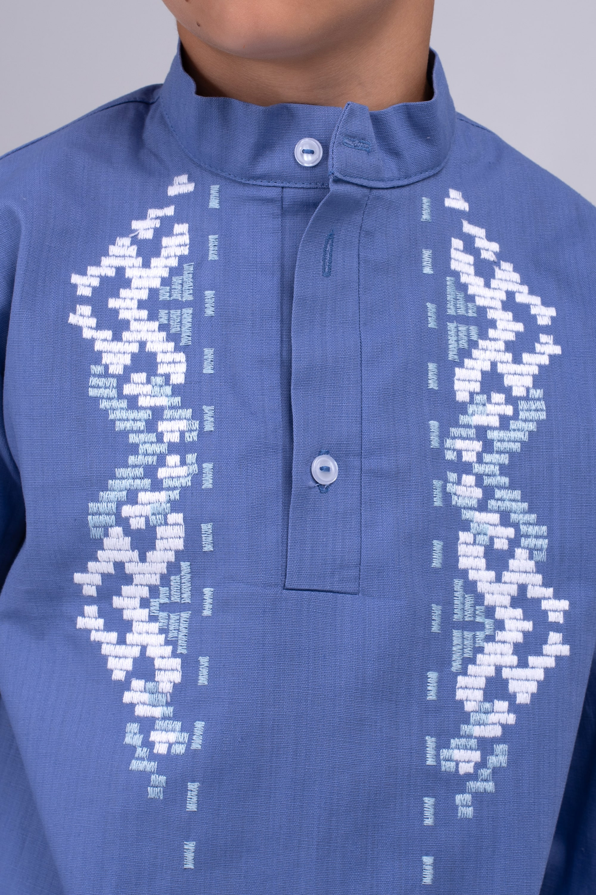 Children's embroider for a boy Blue Children's embroider for a boy Blue