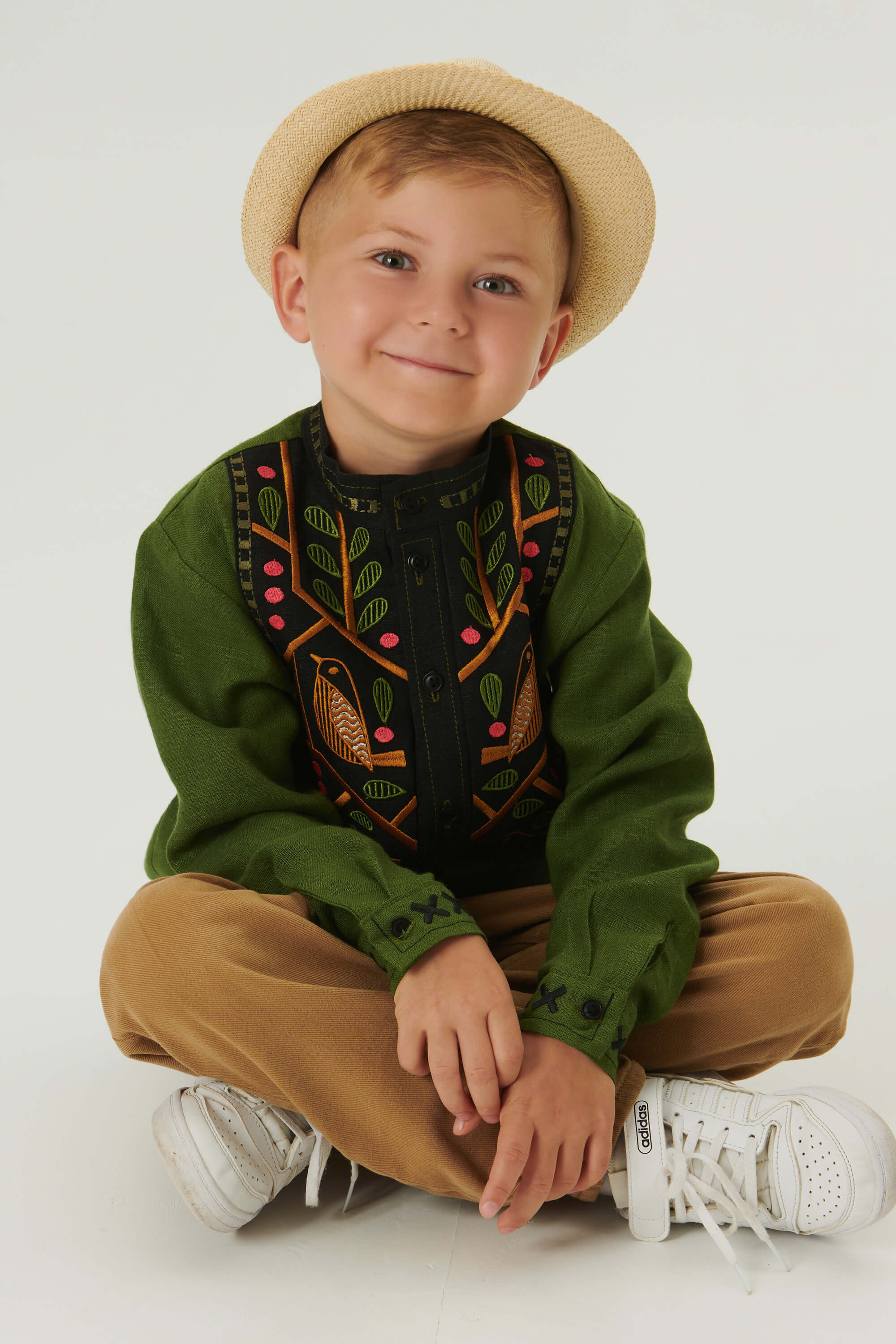 Embroidered patch for a boy Love Ukraine 2 | 110