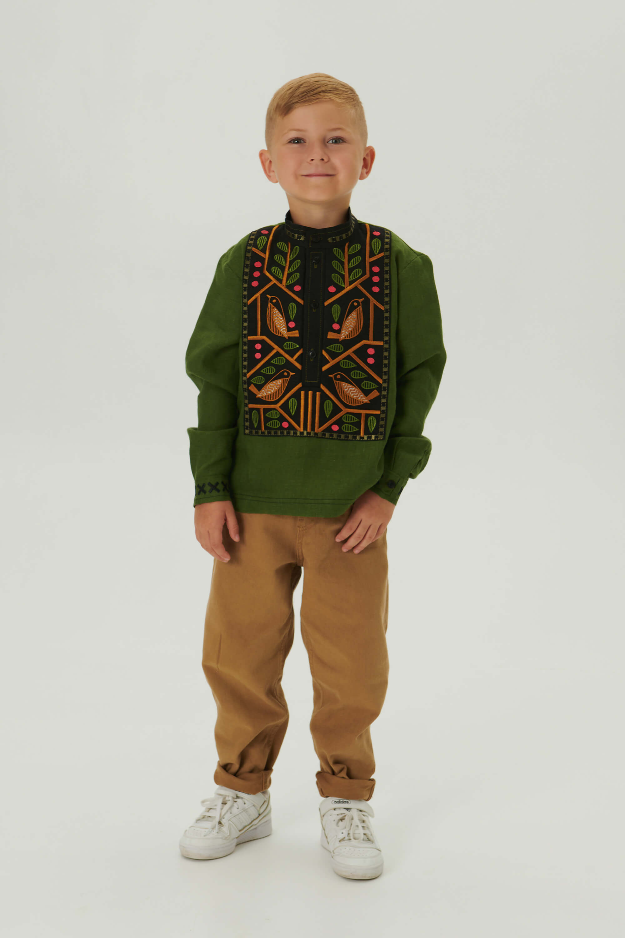 Embroidered patch for a boy Love Ukraine 2 | 110