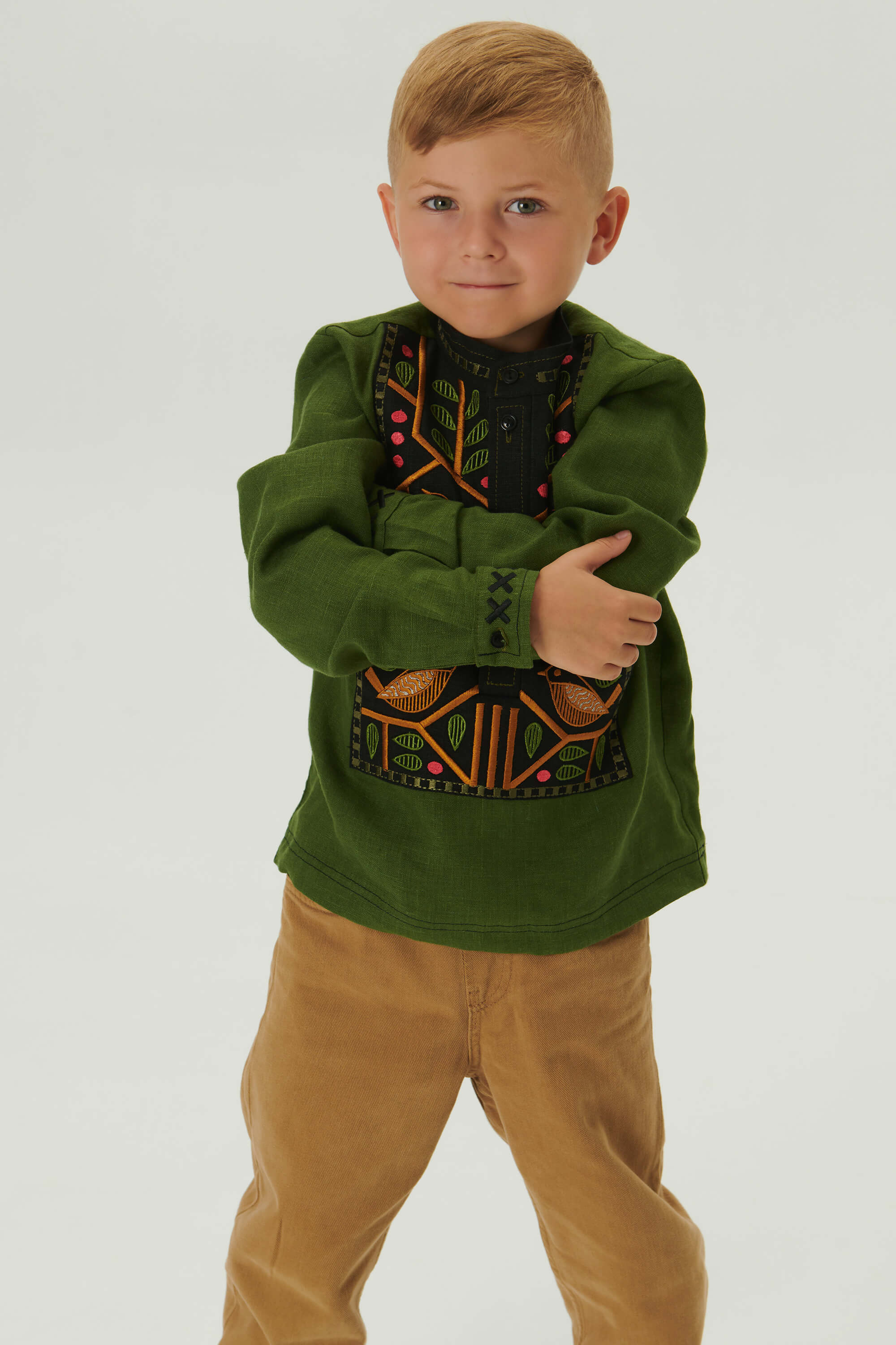 Embroidered patch for a boy Love Ukraine 2 | 110
