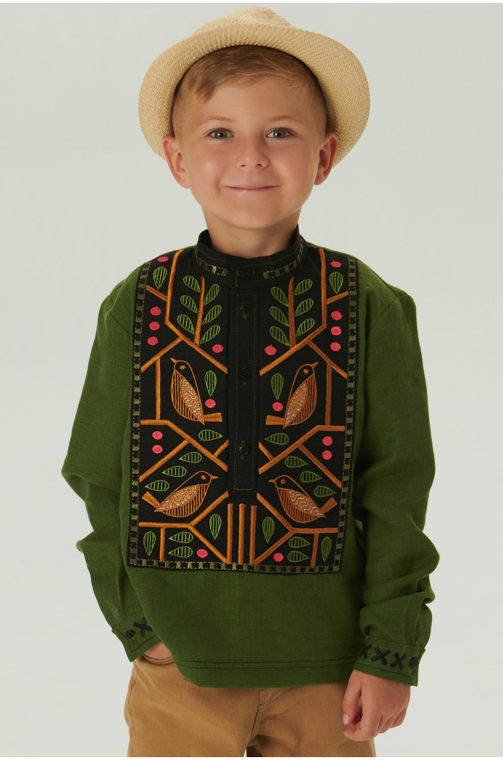 Embroidered patch for a boy Love Ukraine 2 | 110