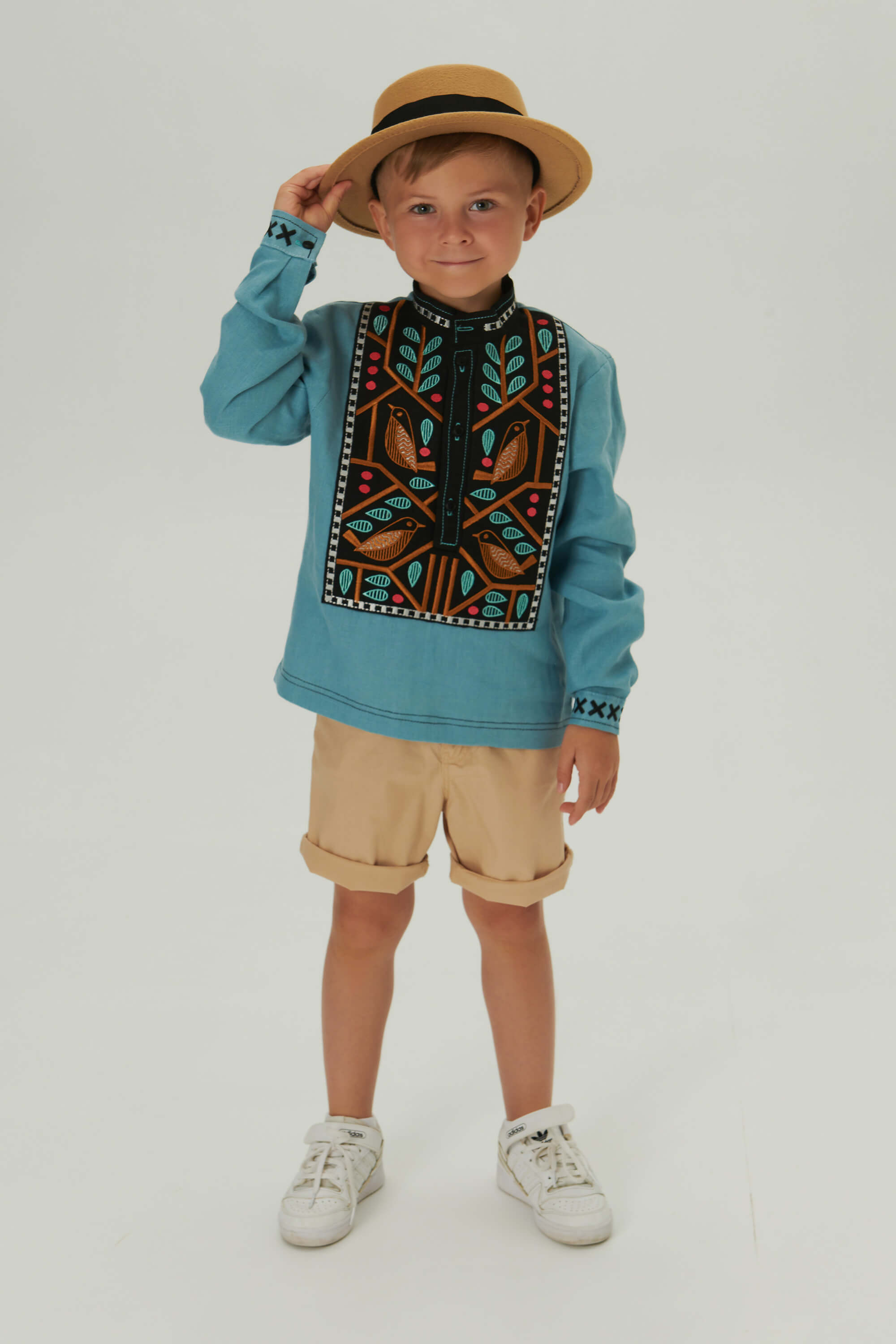Embroidered patch for a boy Love Ukraine 1 | 110
