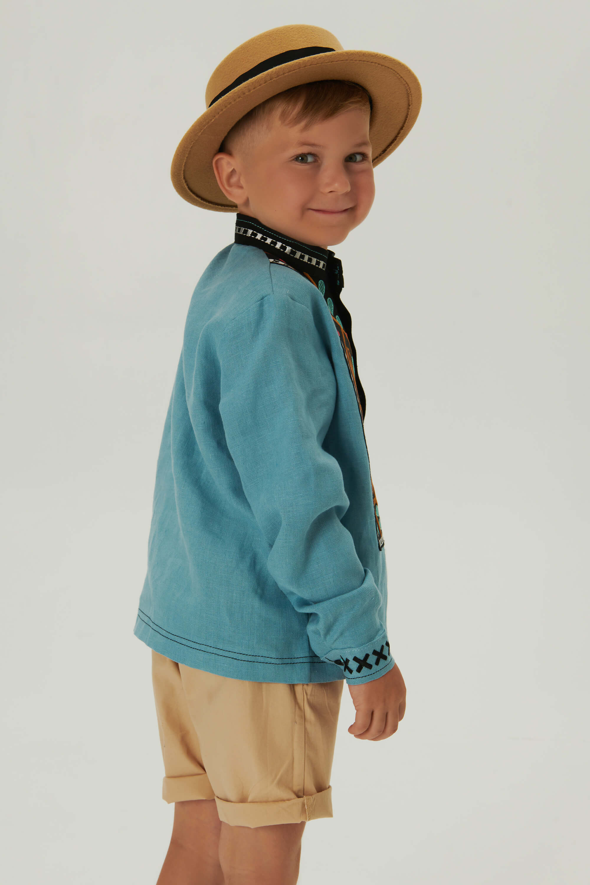 Embroidered patch for a boy Love Ukraine 1 | 110