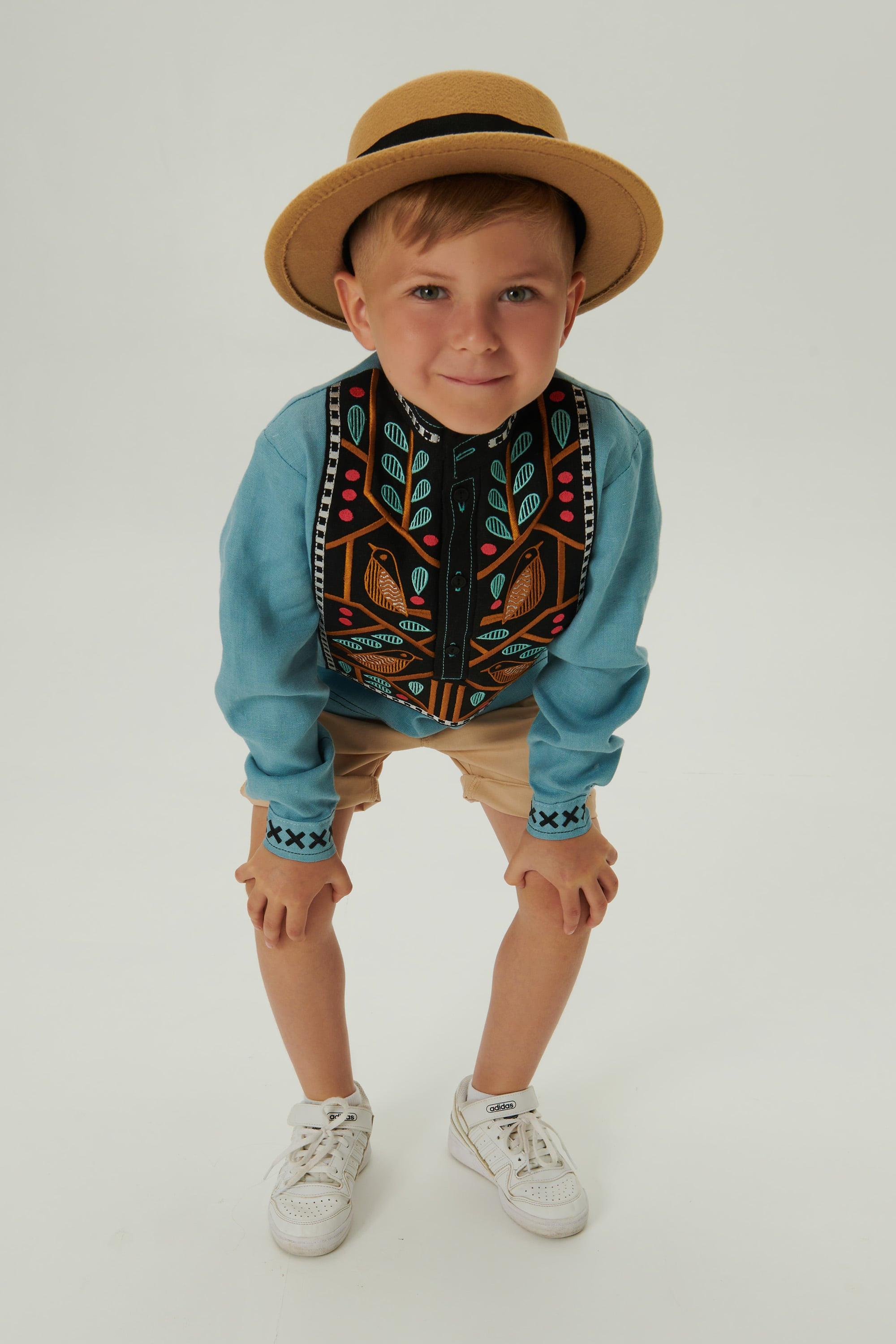 Embroidered patch for a boy Love Ukraine 1 | 110