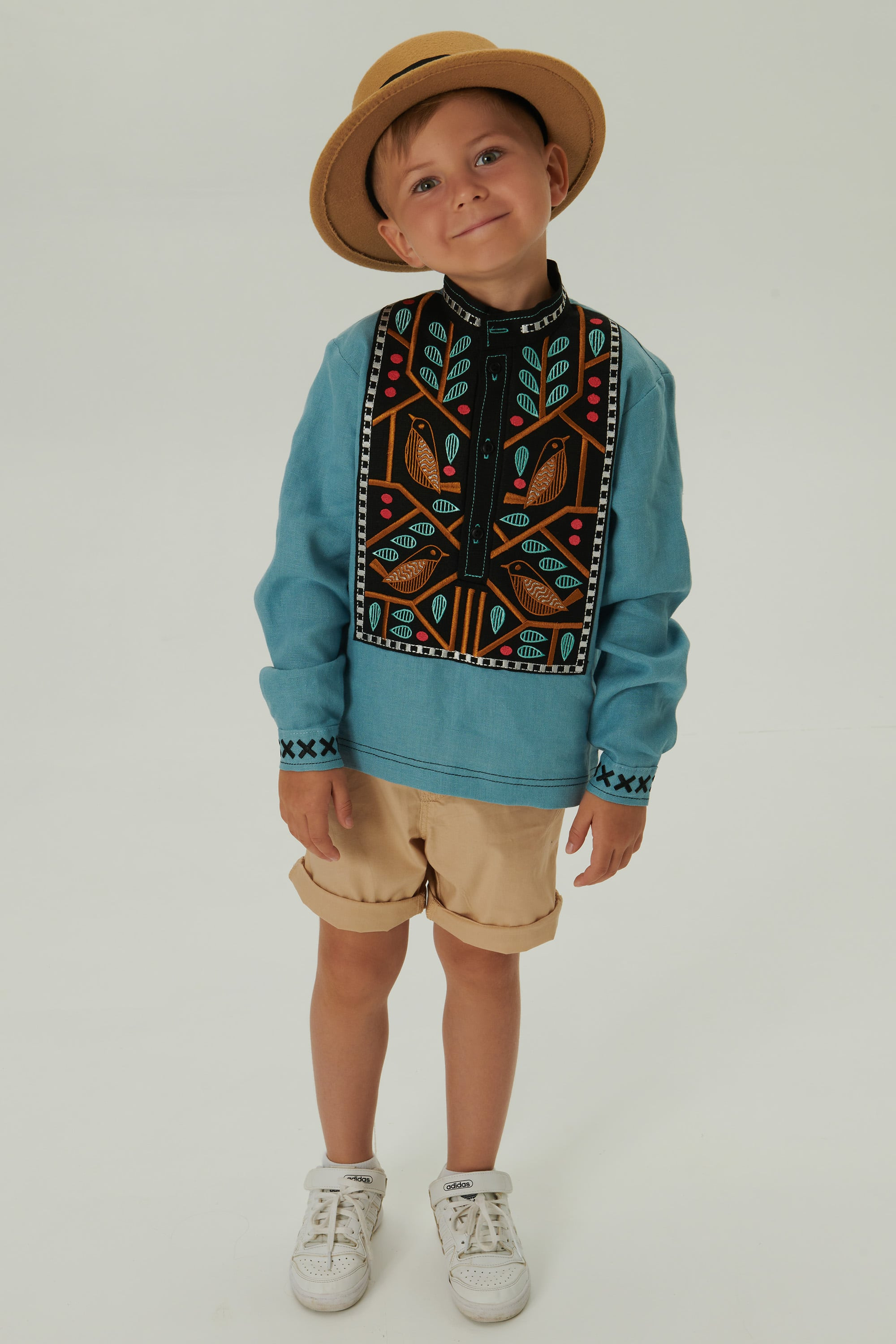 Embroidered patch for a boy Love Ukraine 1 | 110