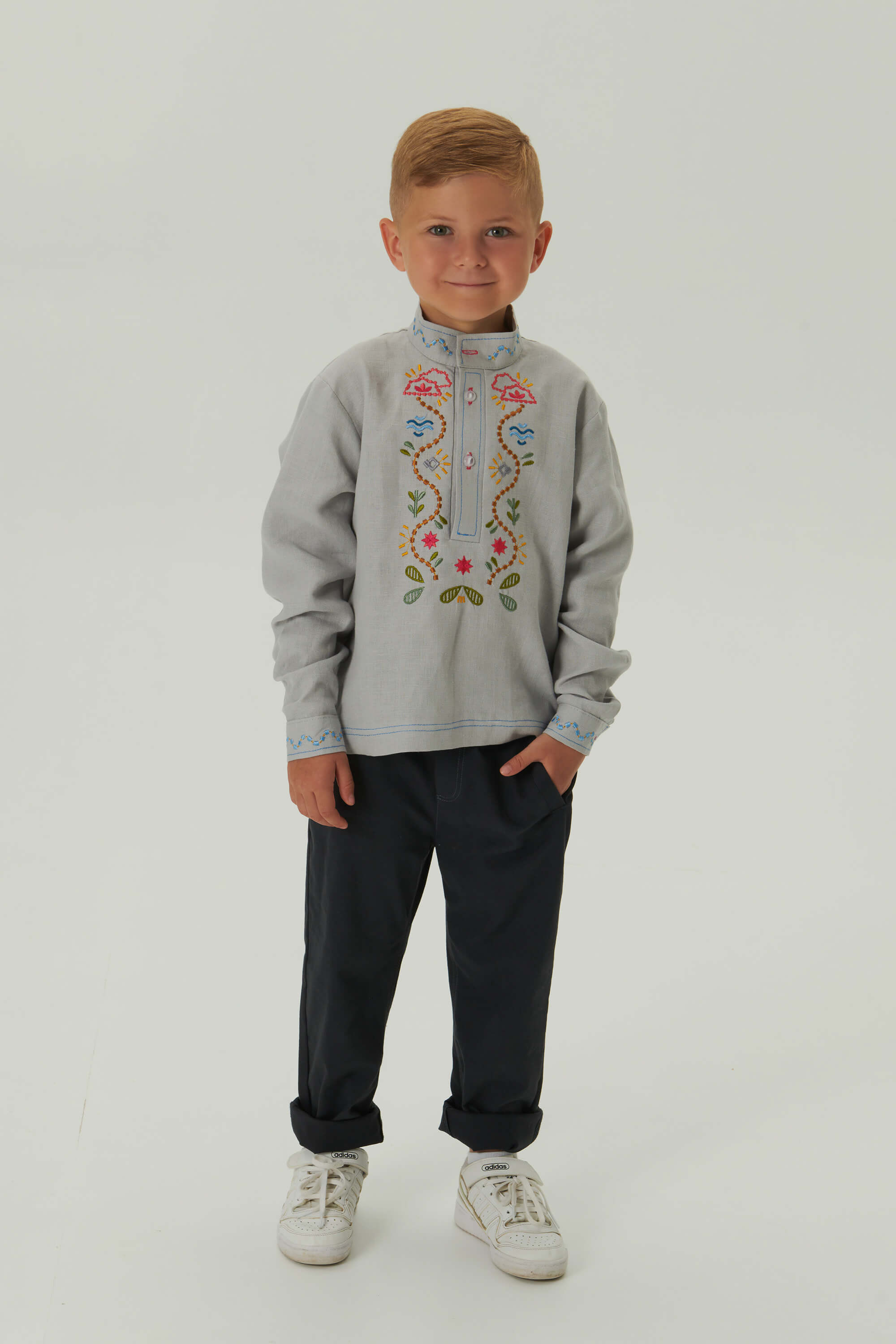 Embroidered patch for a boy Love Ukraine 3 | 110