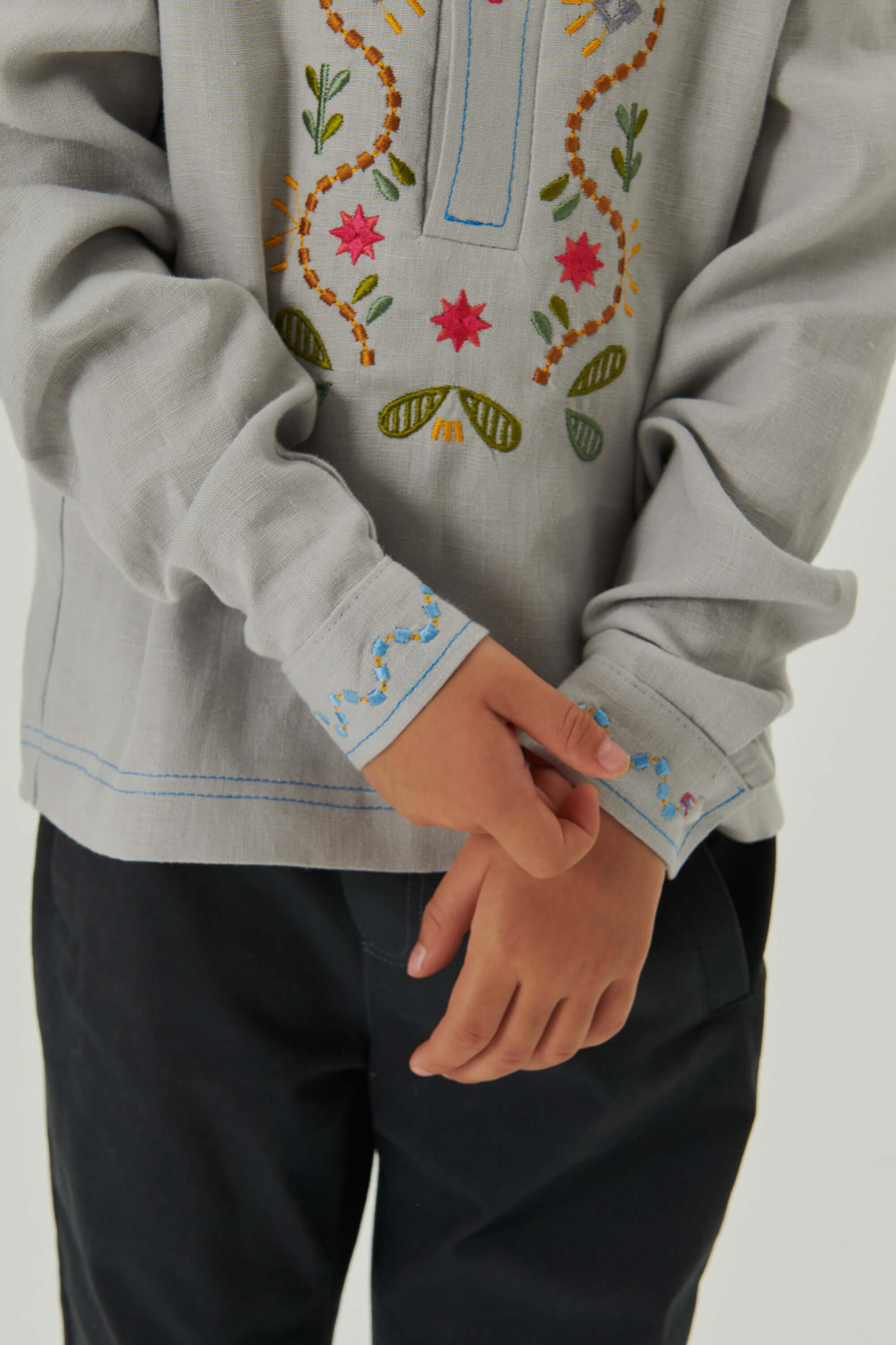 Embroidered patch for a boy Love Ukraine 3 | 110