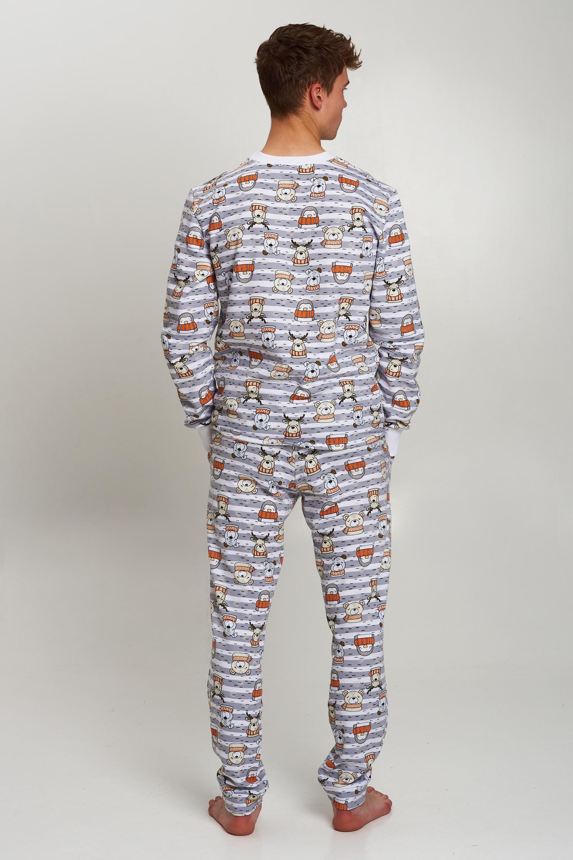 Men's warm pajamas