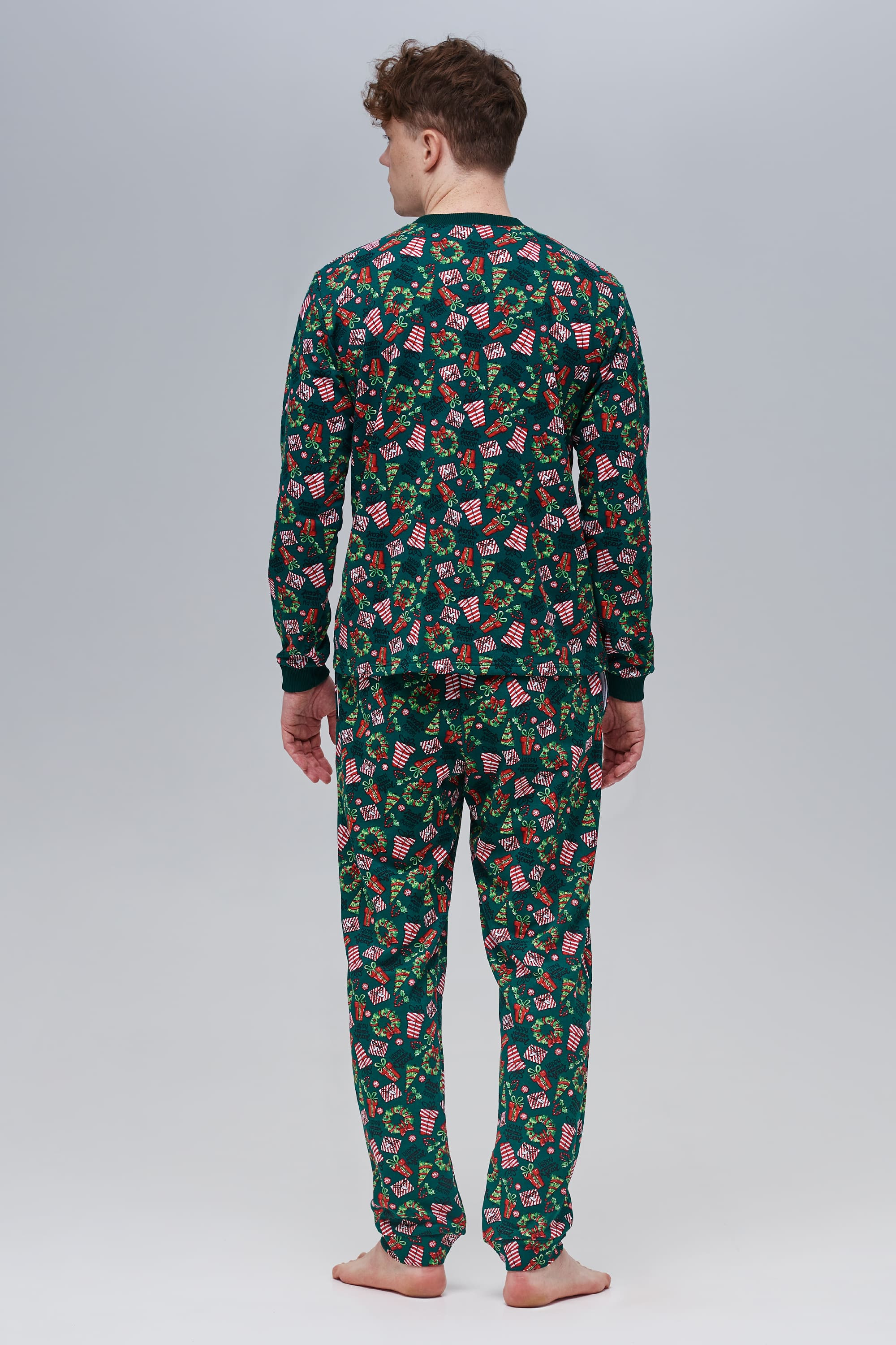 Men’s green Christmas pajama