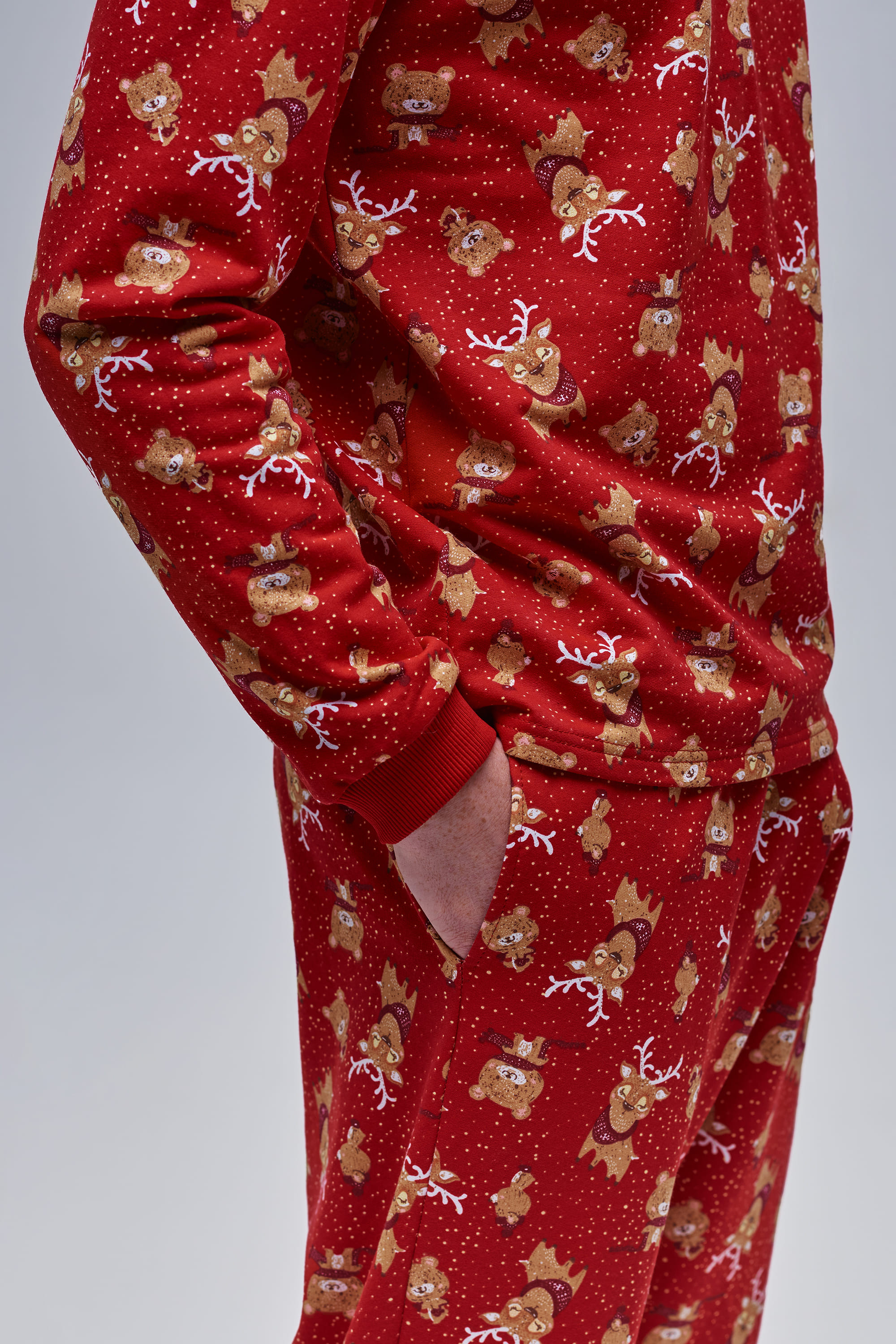 Men’s red Christmas pajama set