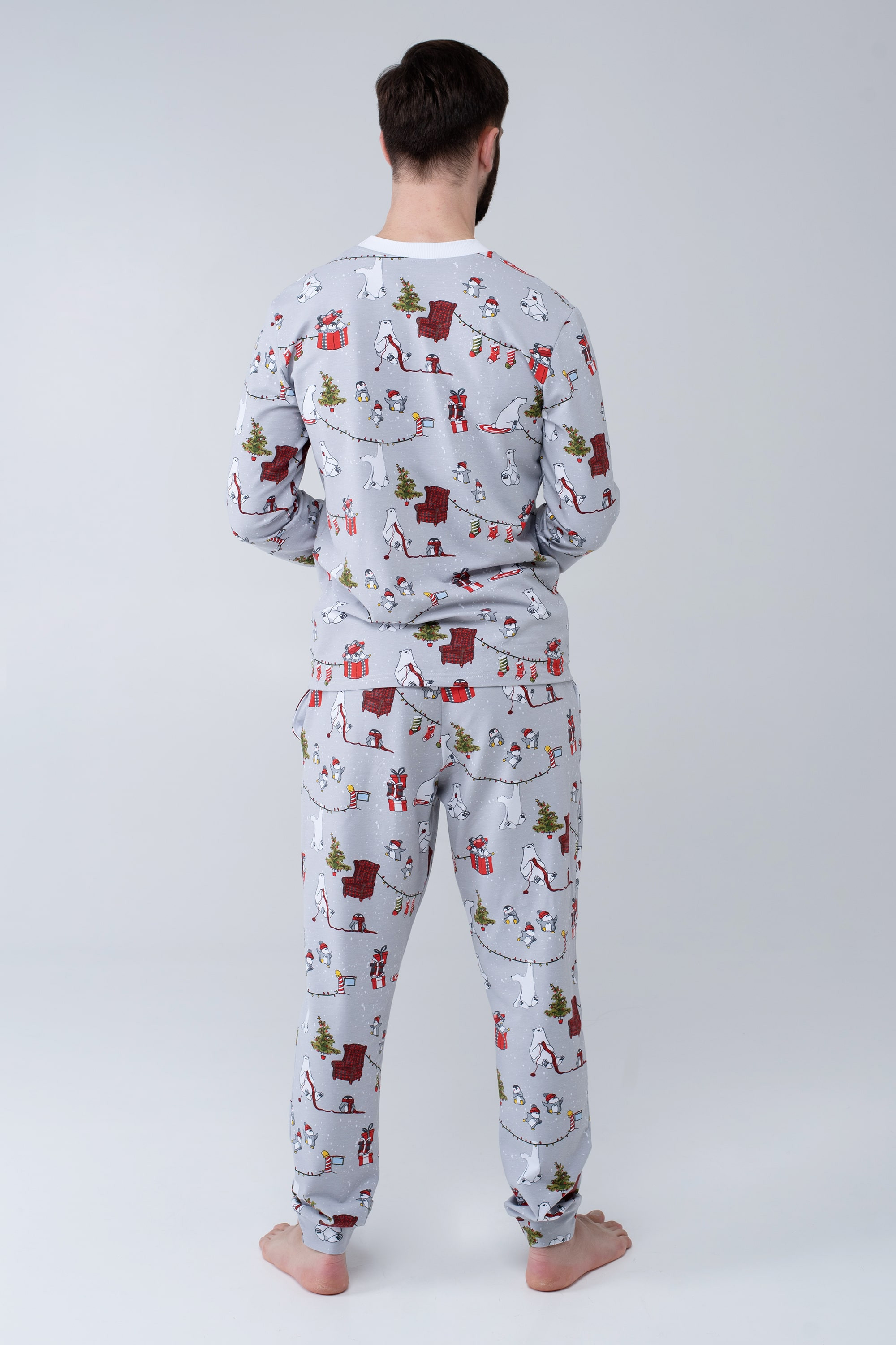 Pajama Men's White Bear