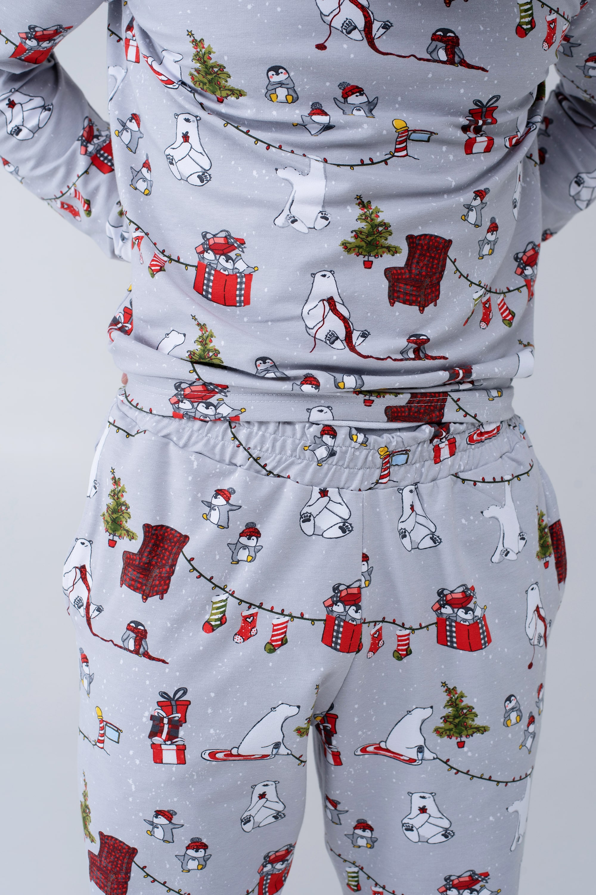 Pajama Men's White Bear
