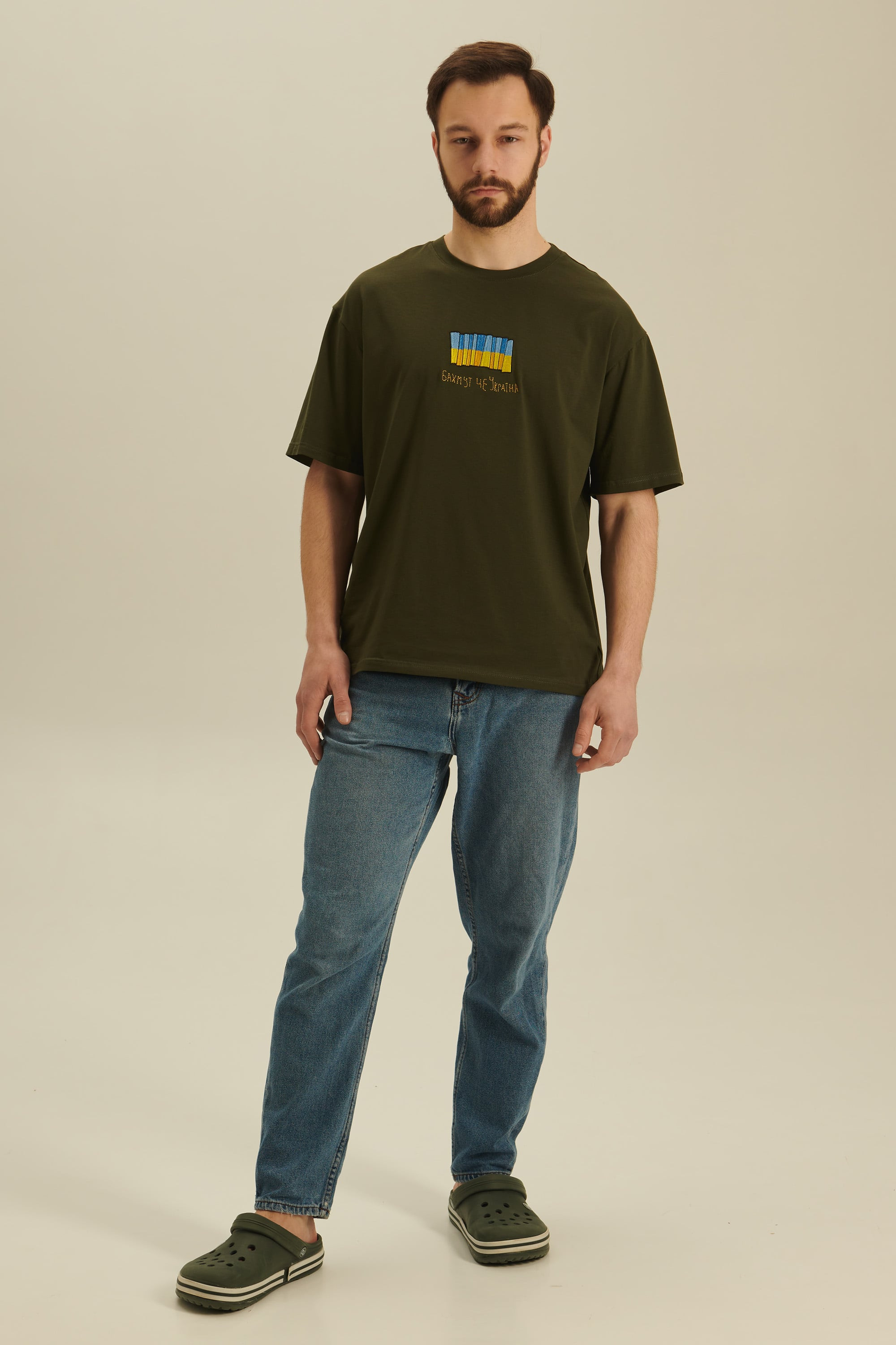 Men's embroidered T-shirt Fortress Bakhmut 3 | M-L