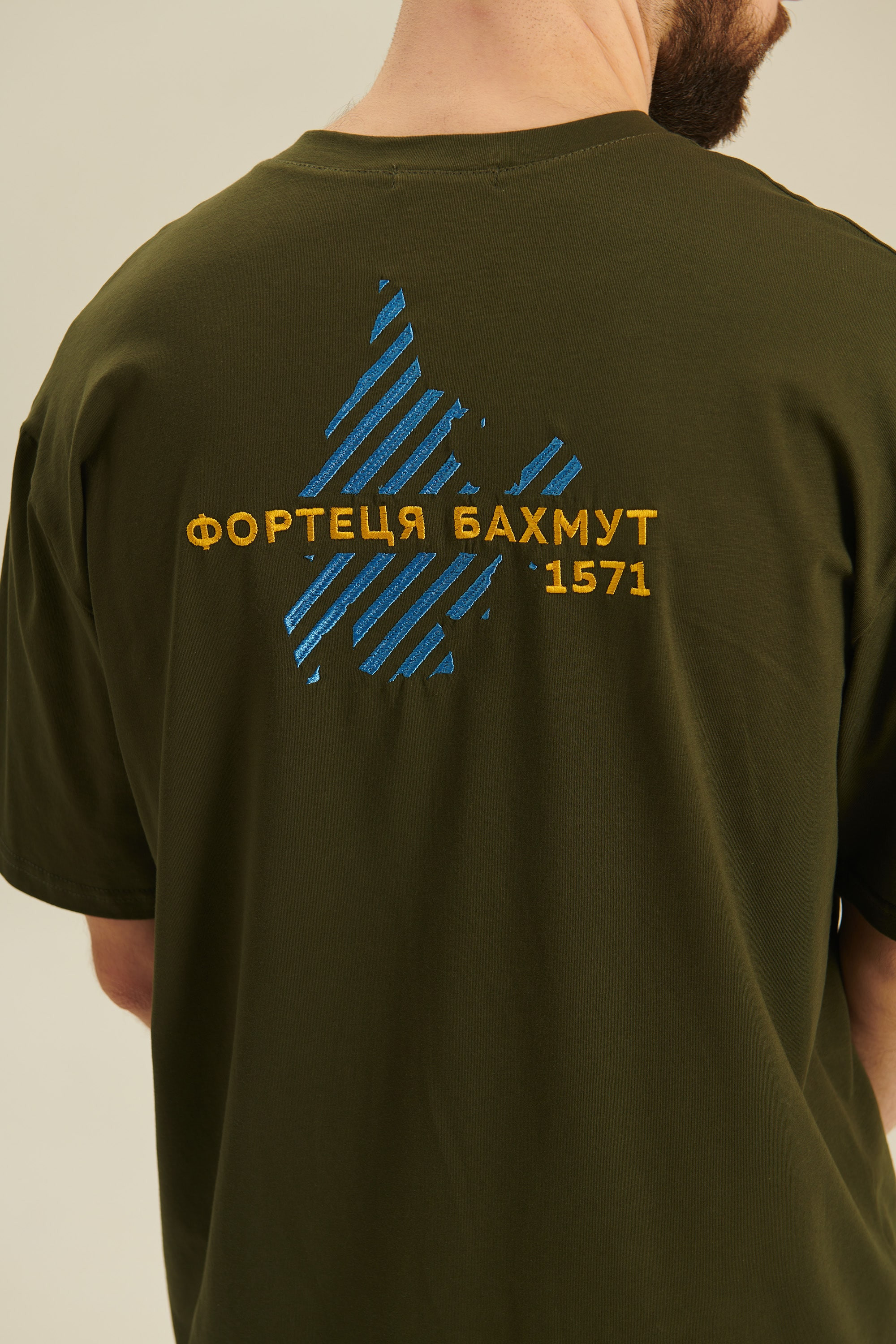 Men's embroidered T-shirt Fortress Bakhmut 3 | M-L