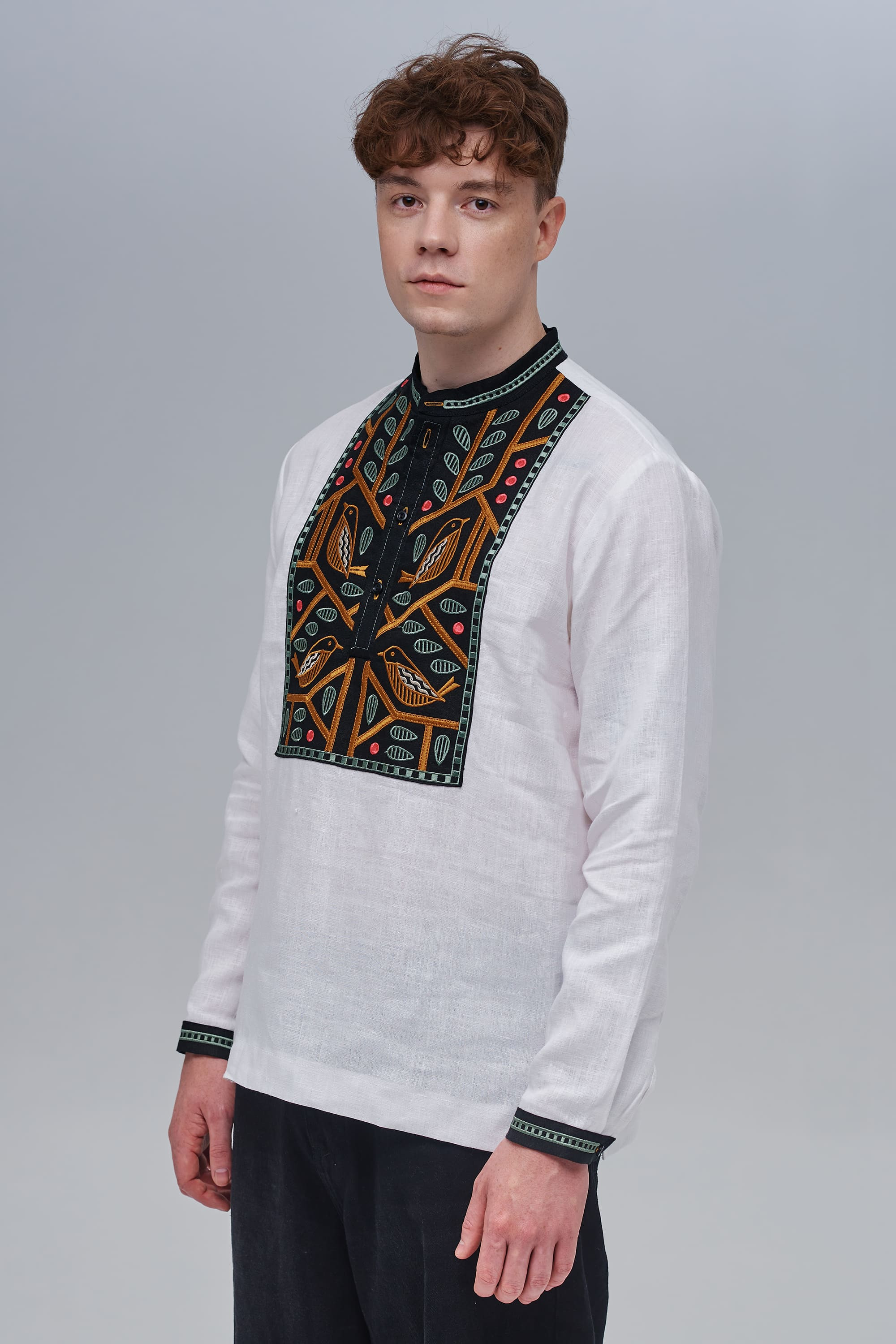 Men's embroidered shirt Love Ukraine 1